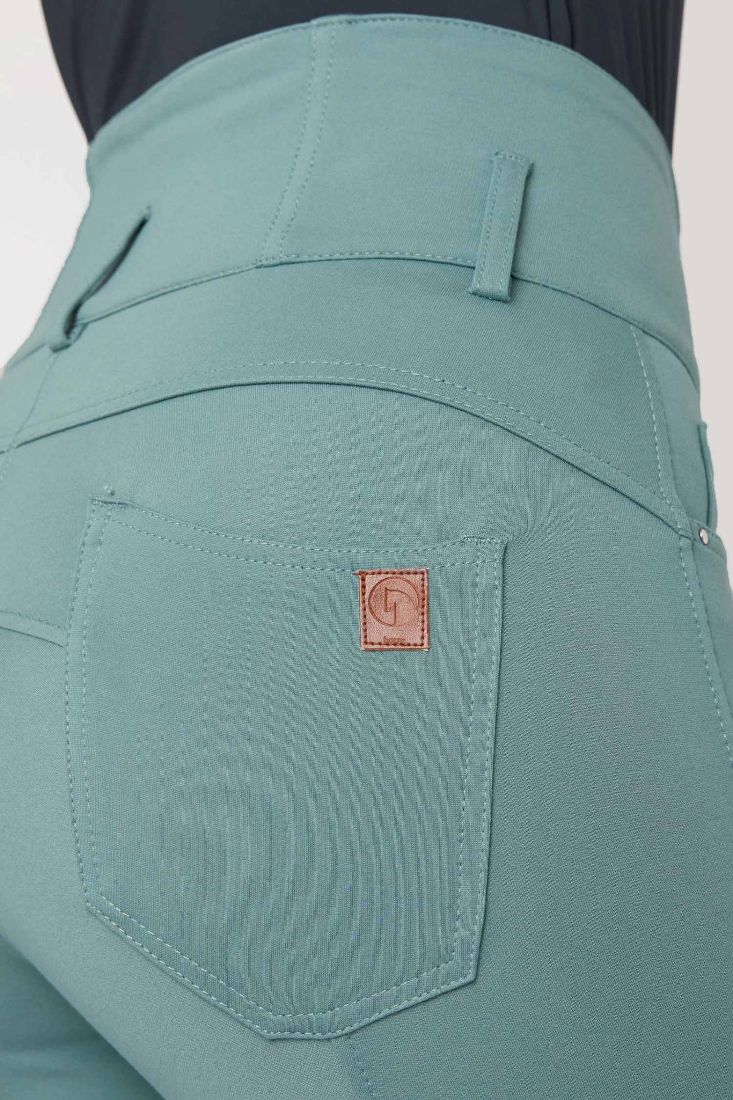 Horze Tara High Waist Silicone Knee Patch Breeches for Women