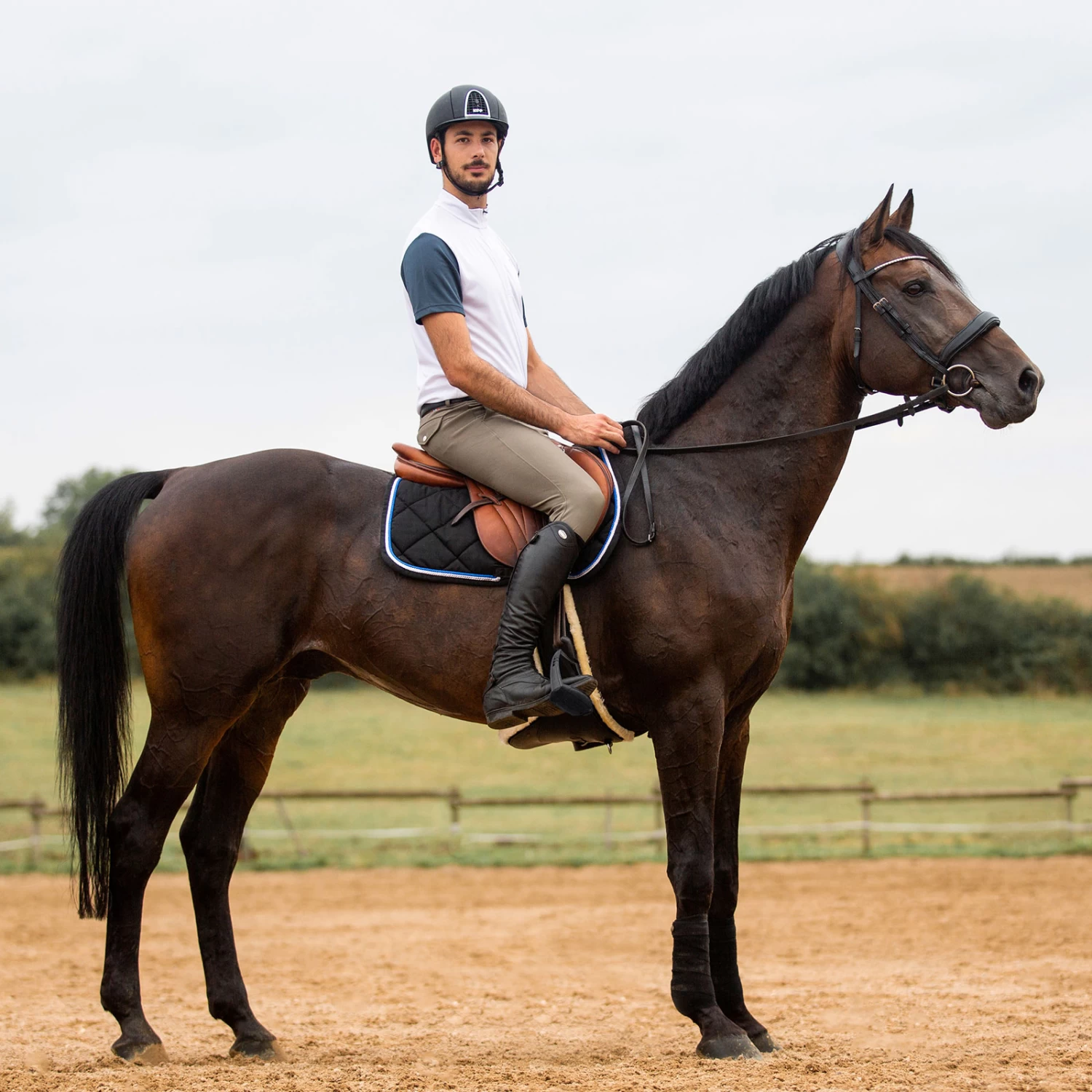 Horze Grand Prix Men's Silicone Full Seat Breeches