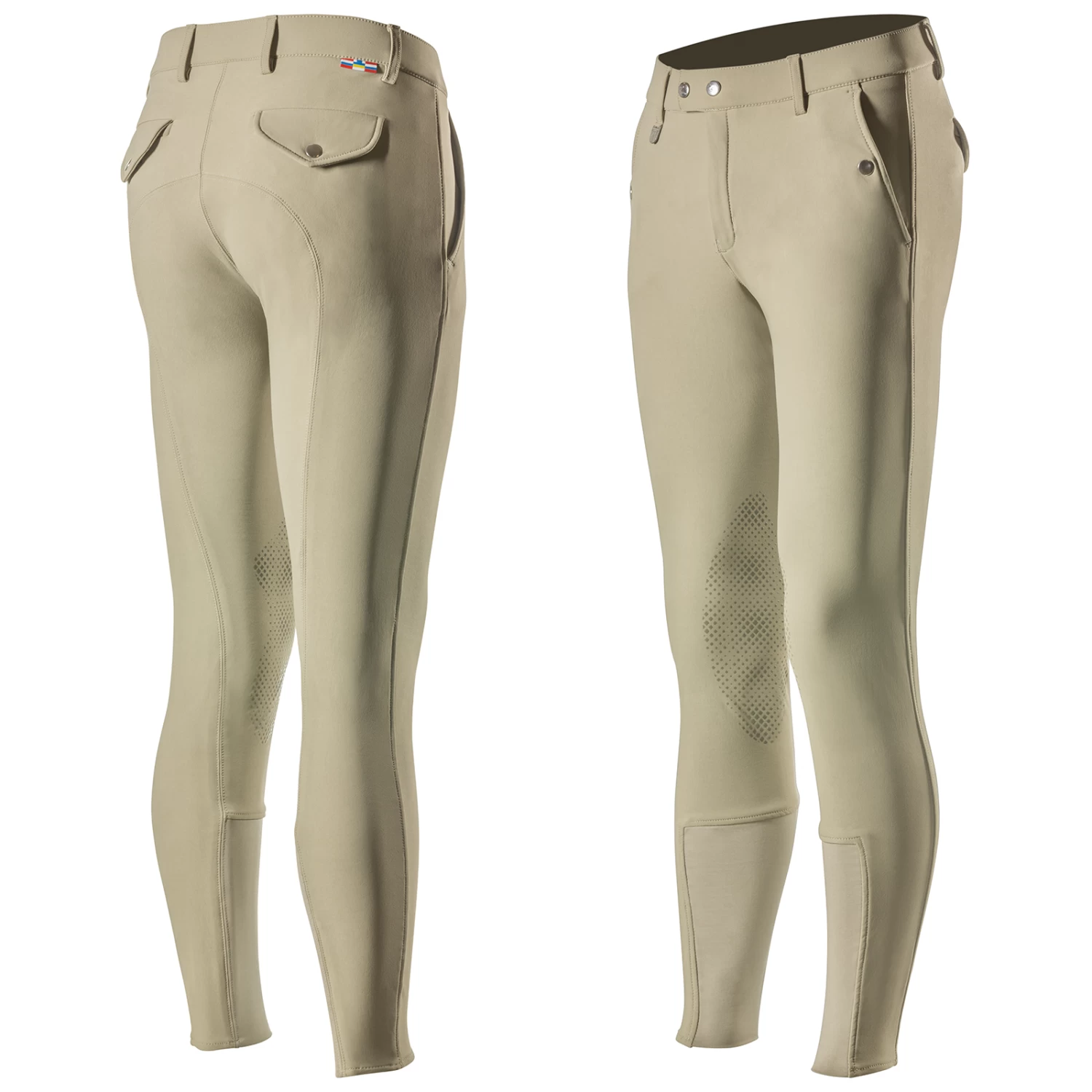 Horze Grand Prix Men's Silicone Knee Patch Breeches