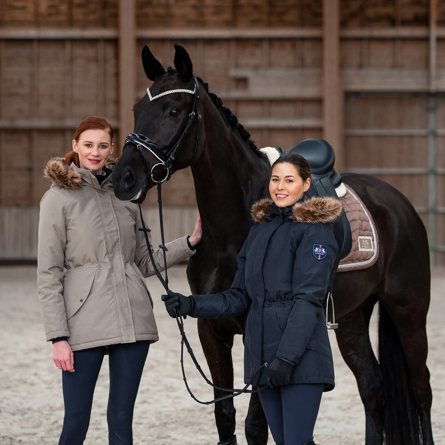 B Vertigo Tiffany Thermo Silicone Full Seat Breeches for Women