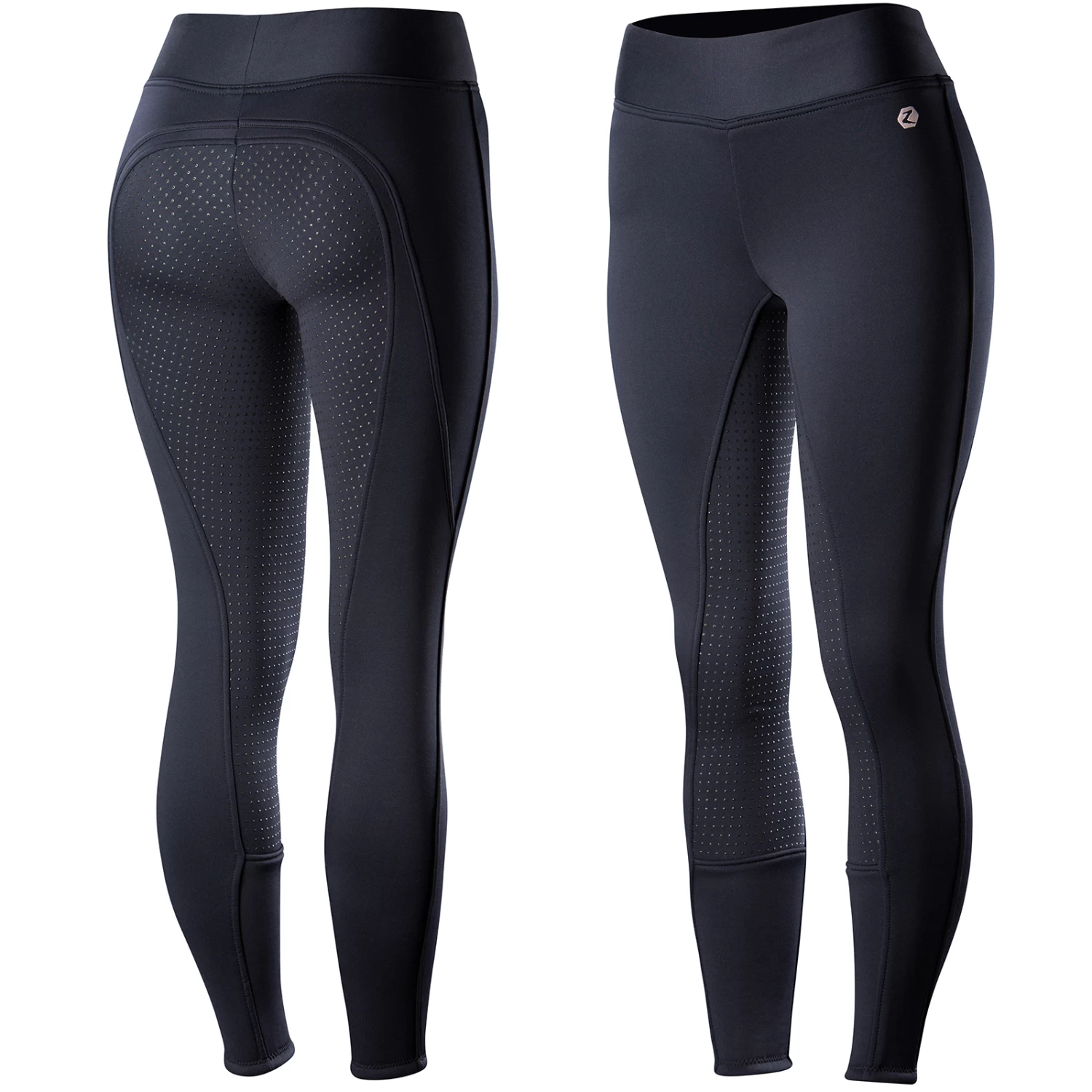 Horze Active Women's Winter Silicone Full seat Tights
