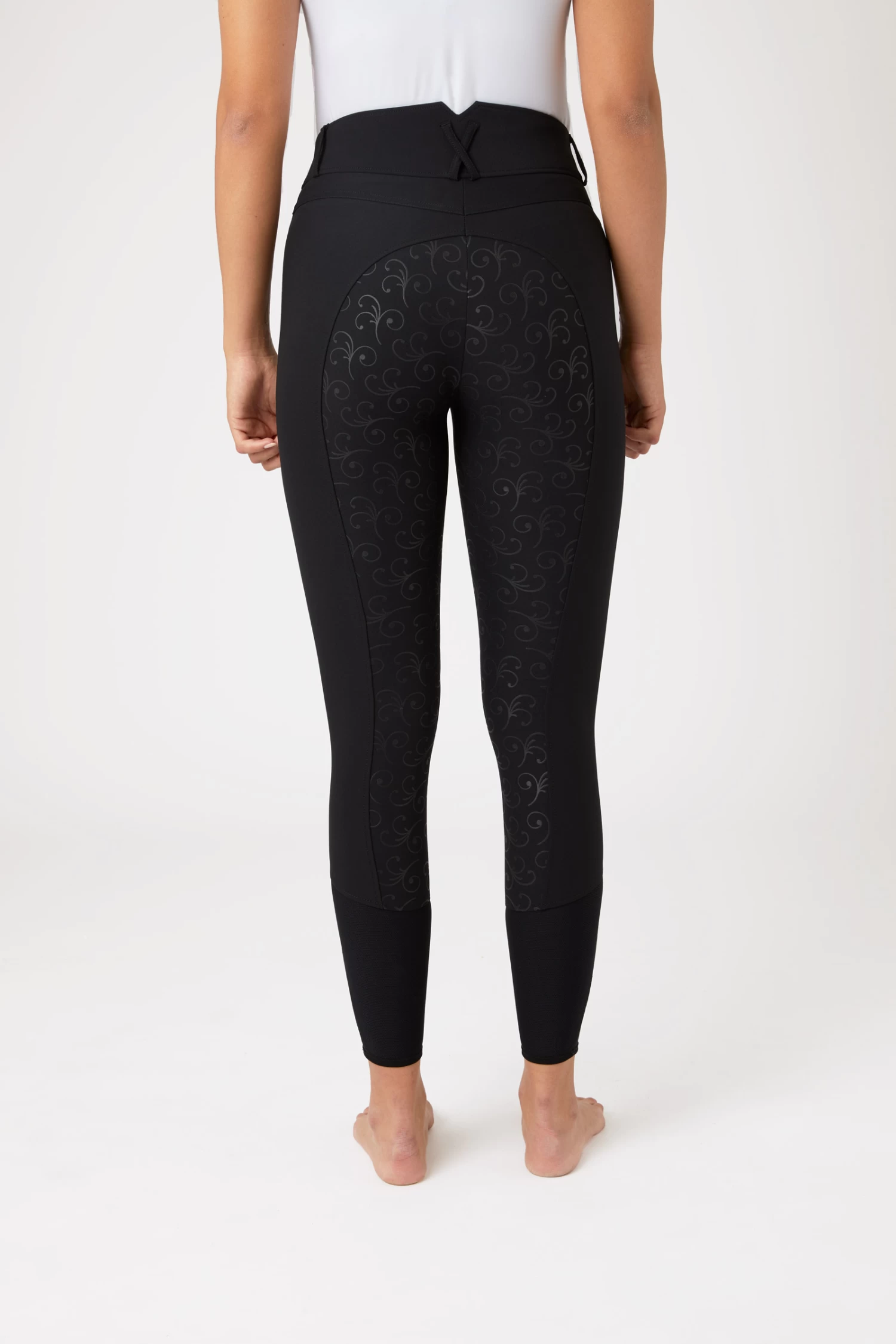 Horze Angelina Women's Lightweight Stretch Silicone Full Seat Breeches