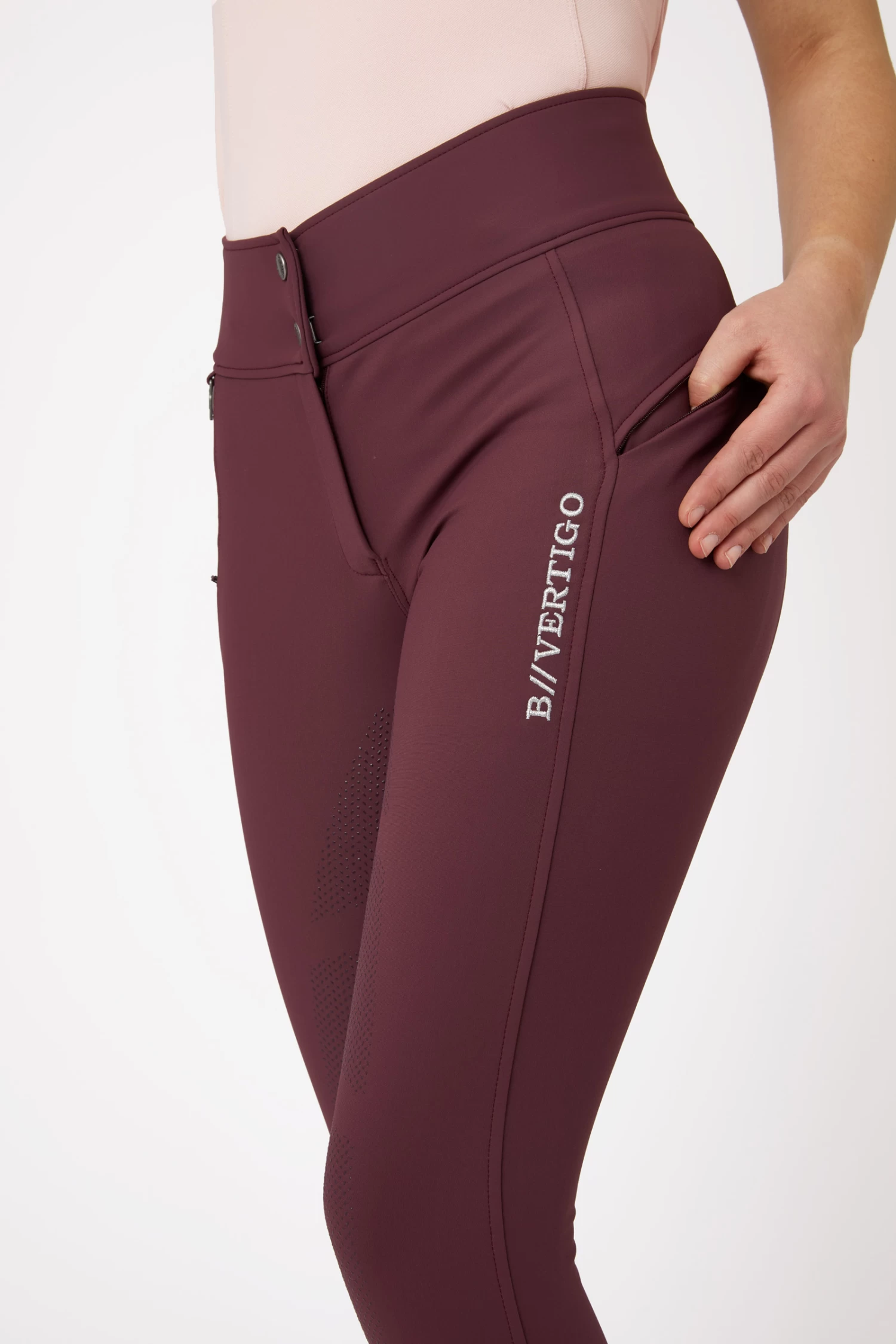 B Vertigo Justine Thermo Silicone Full Seat Breeches for Women