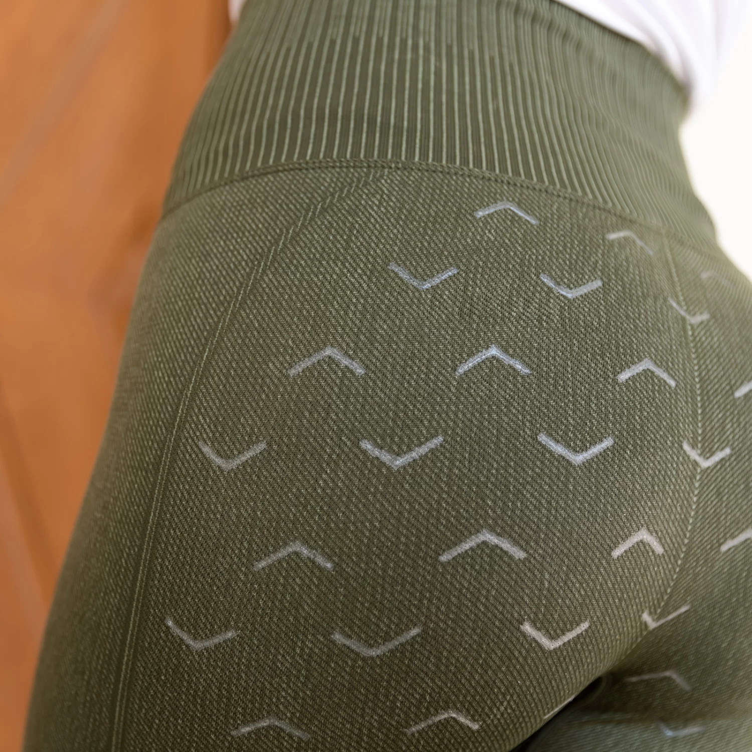 Horze Vanessa Women's Seamless Denim-Look Silicone Full Seat Tights