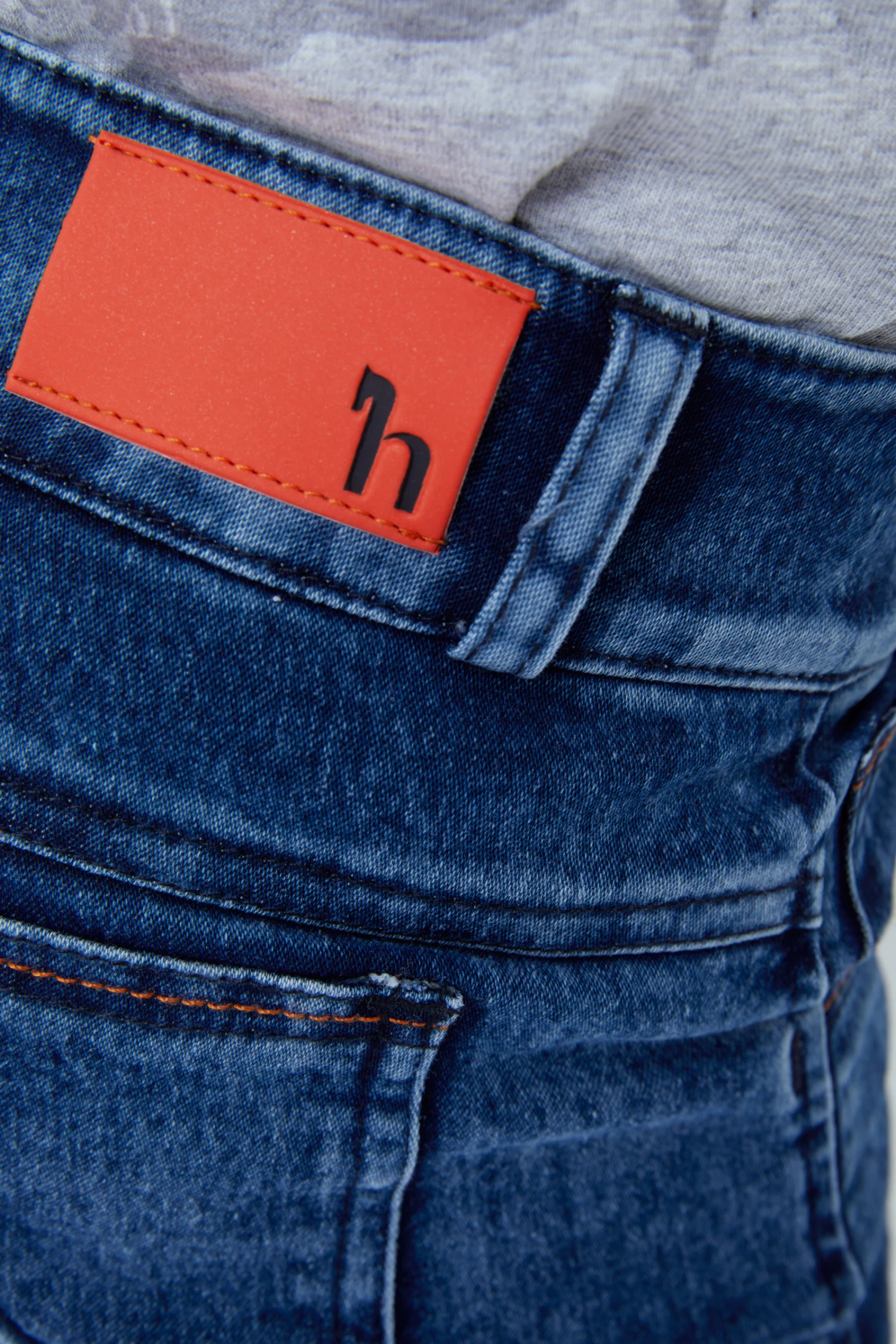 Horze Allison Kids Denim Silicone Full Seat Breeches