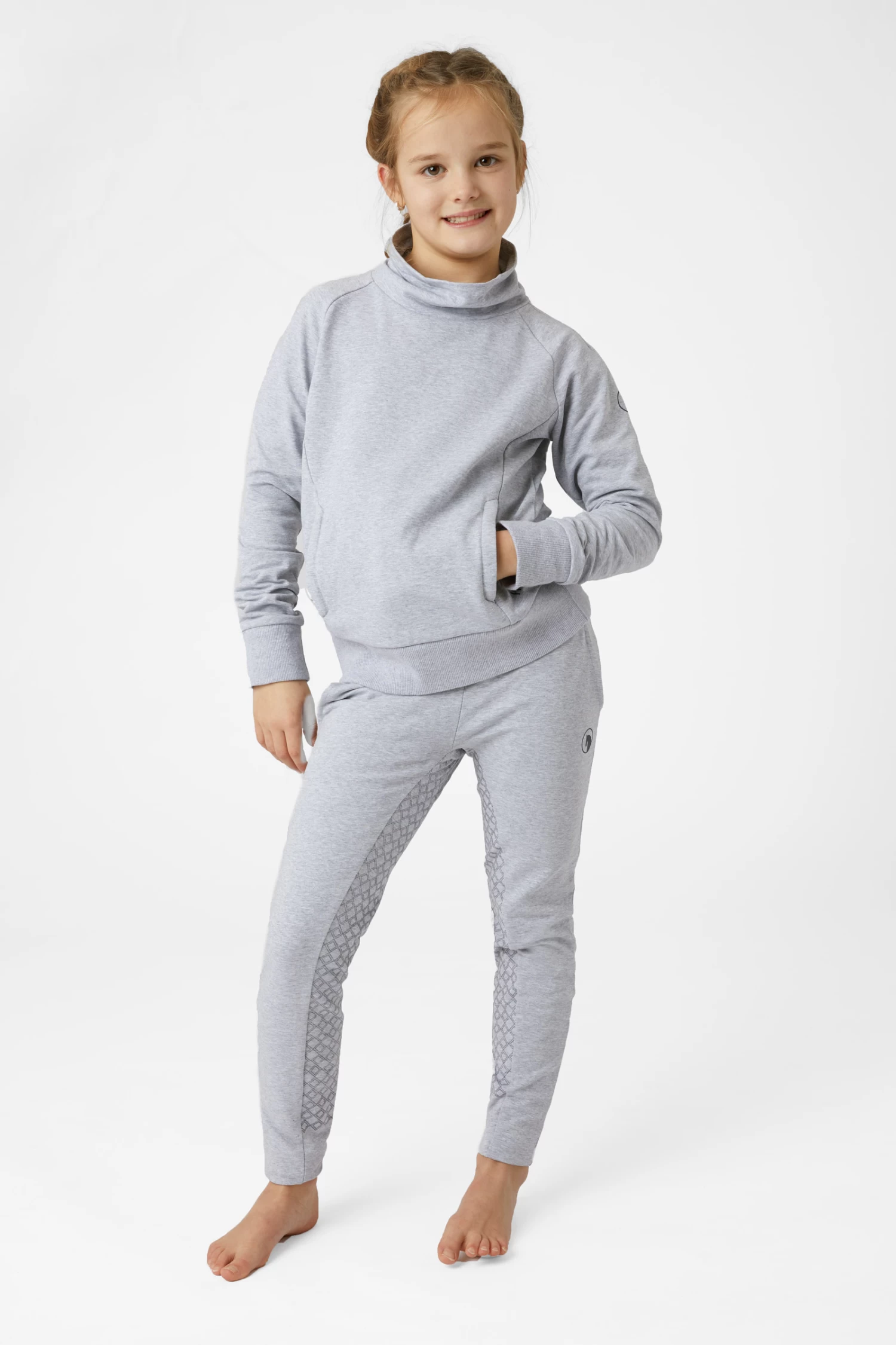 Horze Emmie Kids Organic Cotton Silicone Full Seat Riding Tights