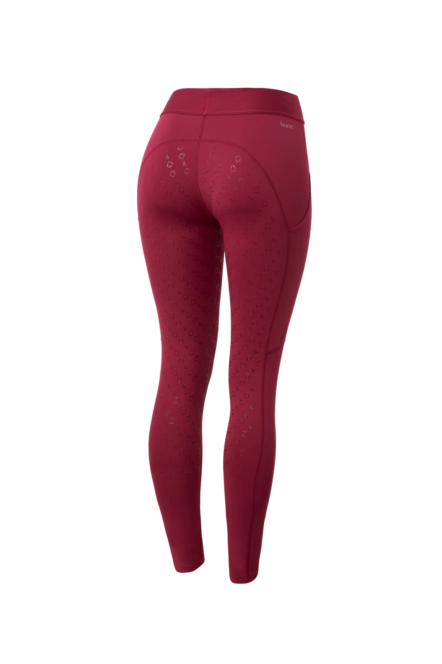 Horze Nadia Women's Silicone Full Seat Riding Tights with 4-Pockets