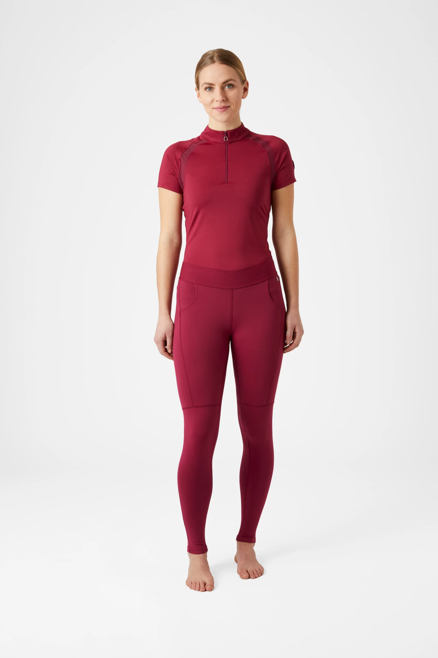 Horze Nadia Women's Silicone Full Seat Riding Tights with 4-Pockets