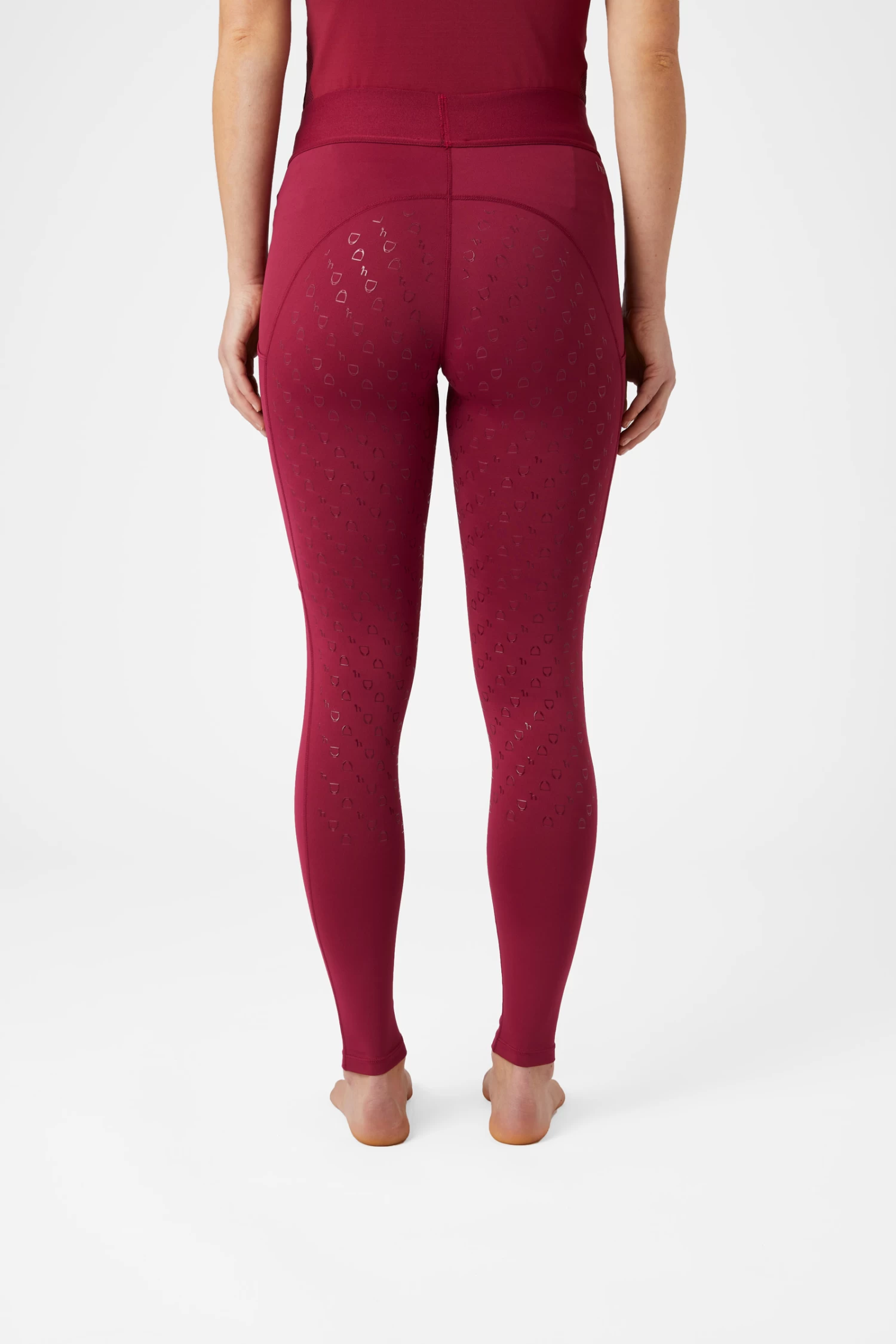 Horze Nadia Women's Silicone Full Seat Riding Tights with 4-Pockets