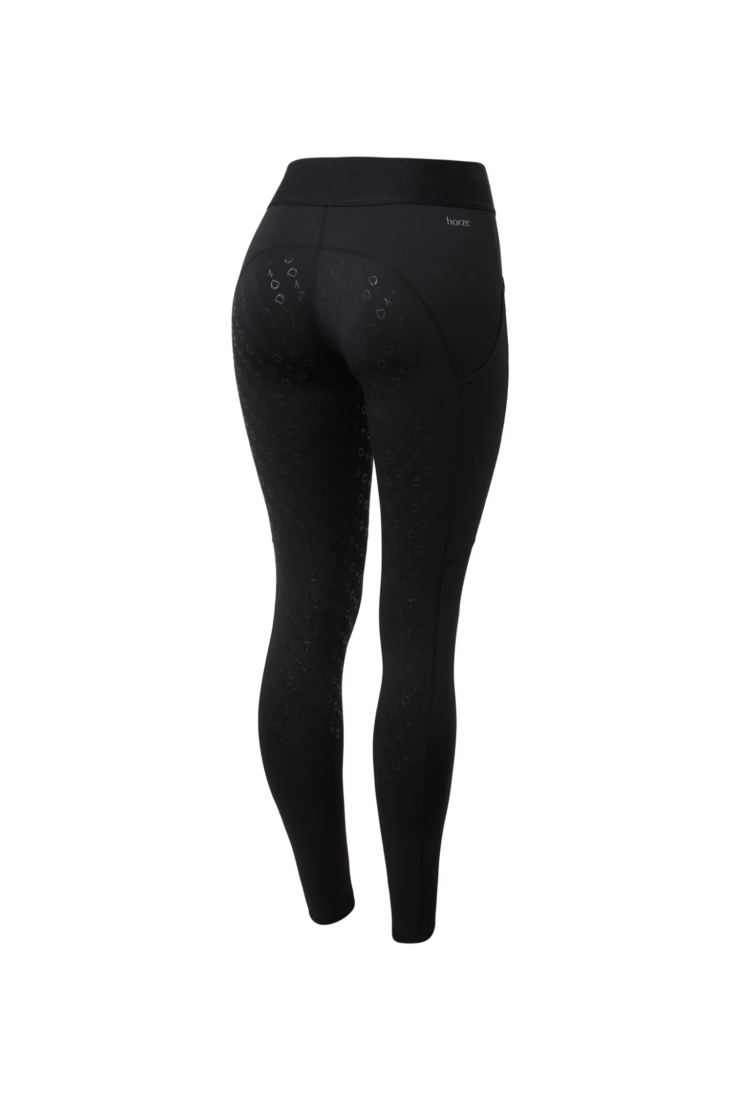 Horze Nadia Women's Silicone Full Seat Riding Tights with 4-Pockets