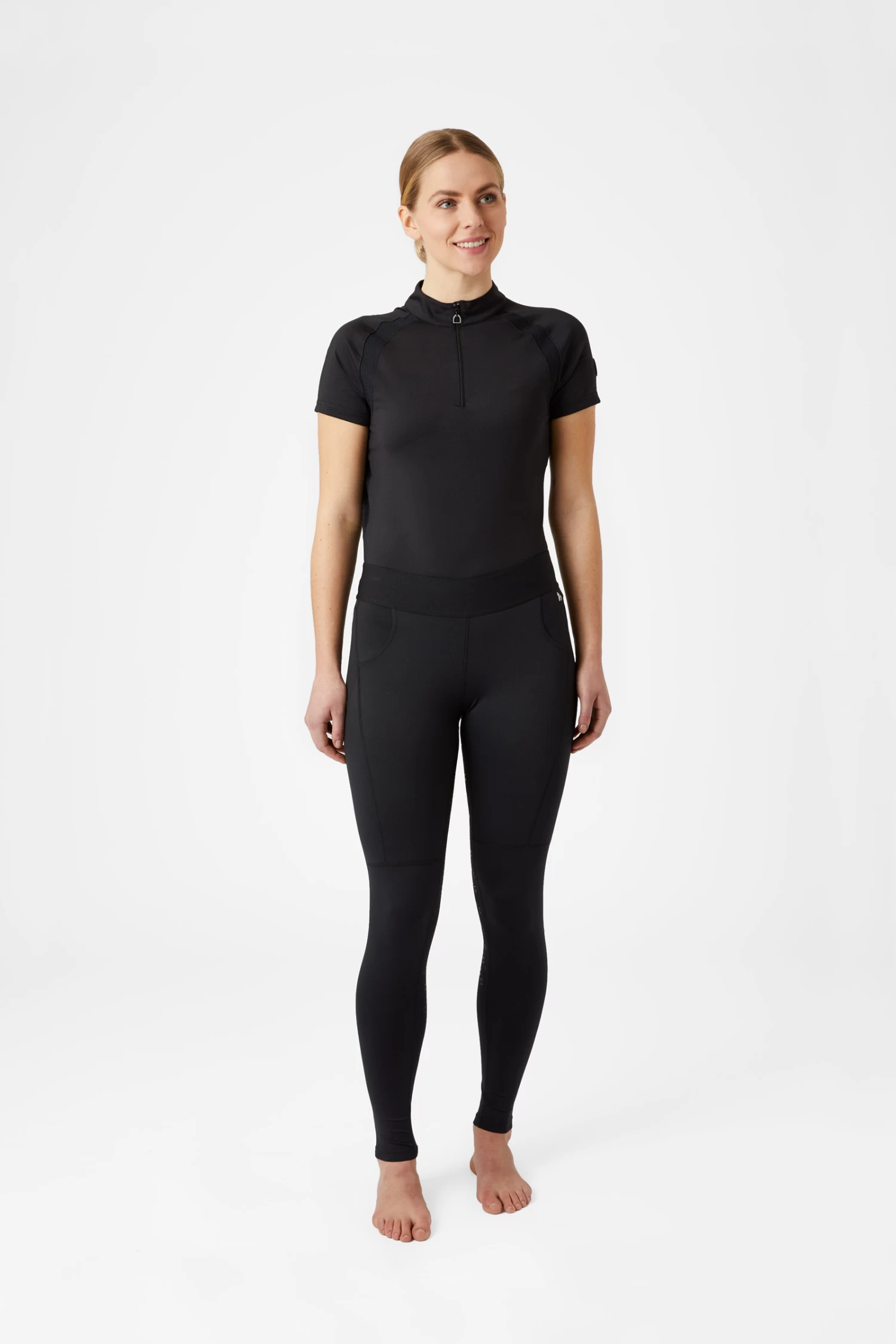 Horze Nadia Women's Silicone Full Seat Riding Tights with 4-Pockets