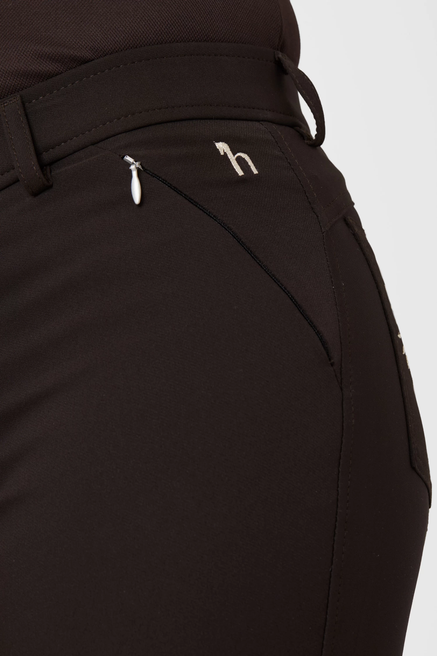 Horze Kaitlin Women's Knee Patch Breeches with Flower Detail