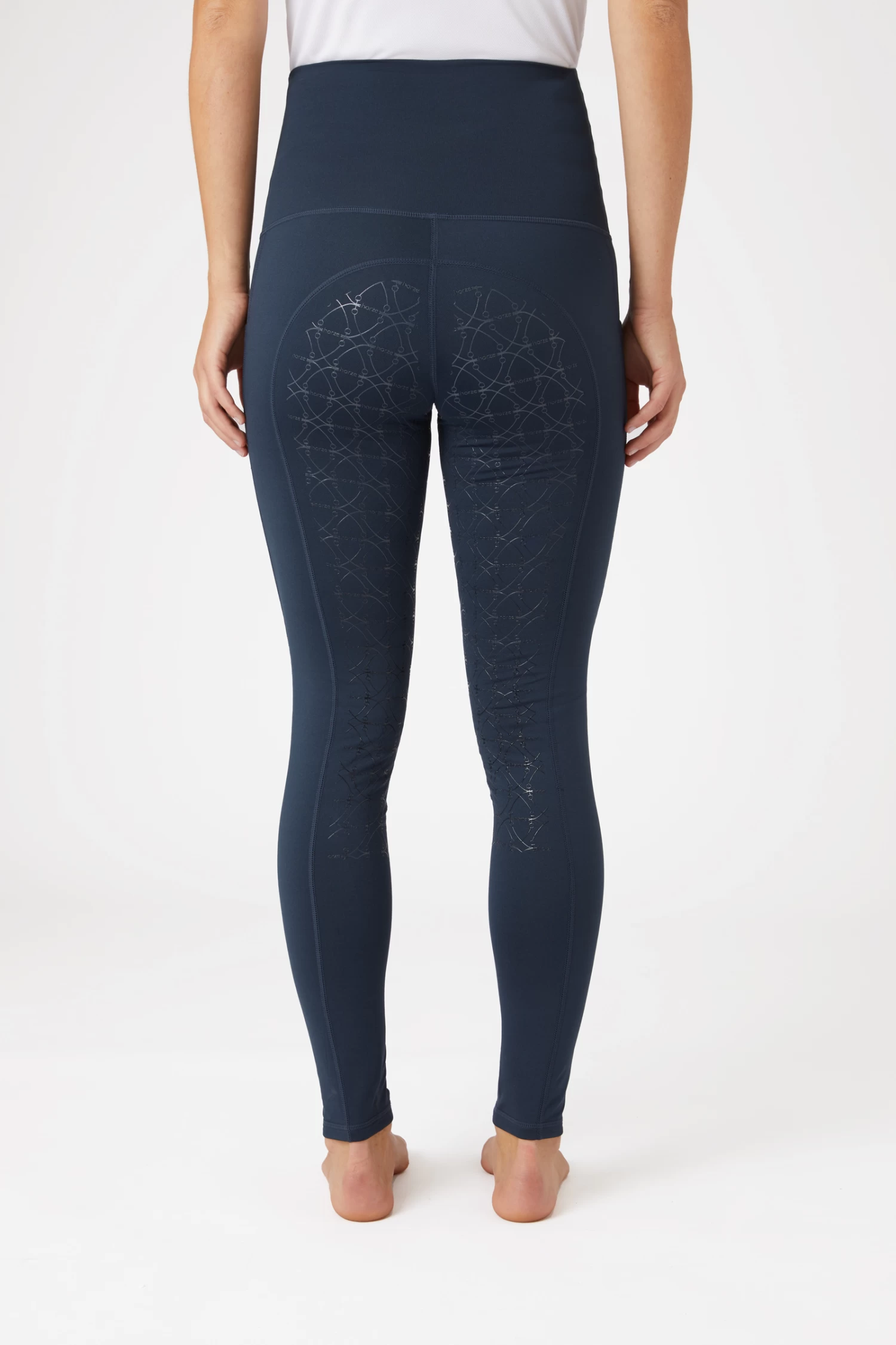 Horze Mette Women's Full Seat Mid Season Riding Tights with High Waist