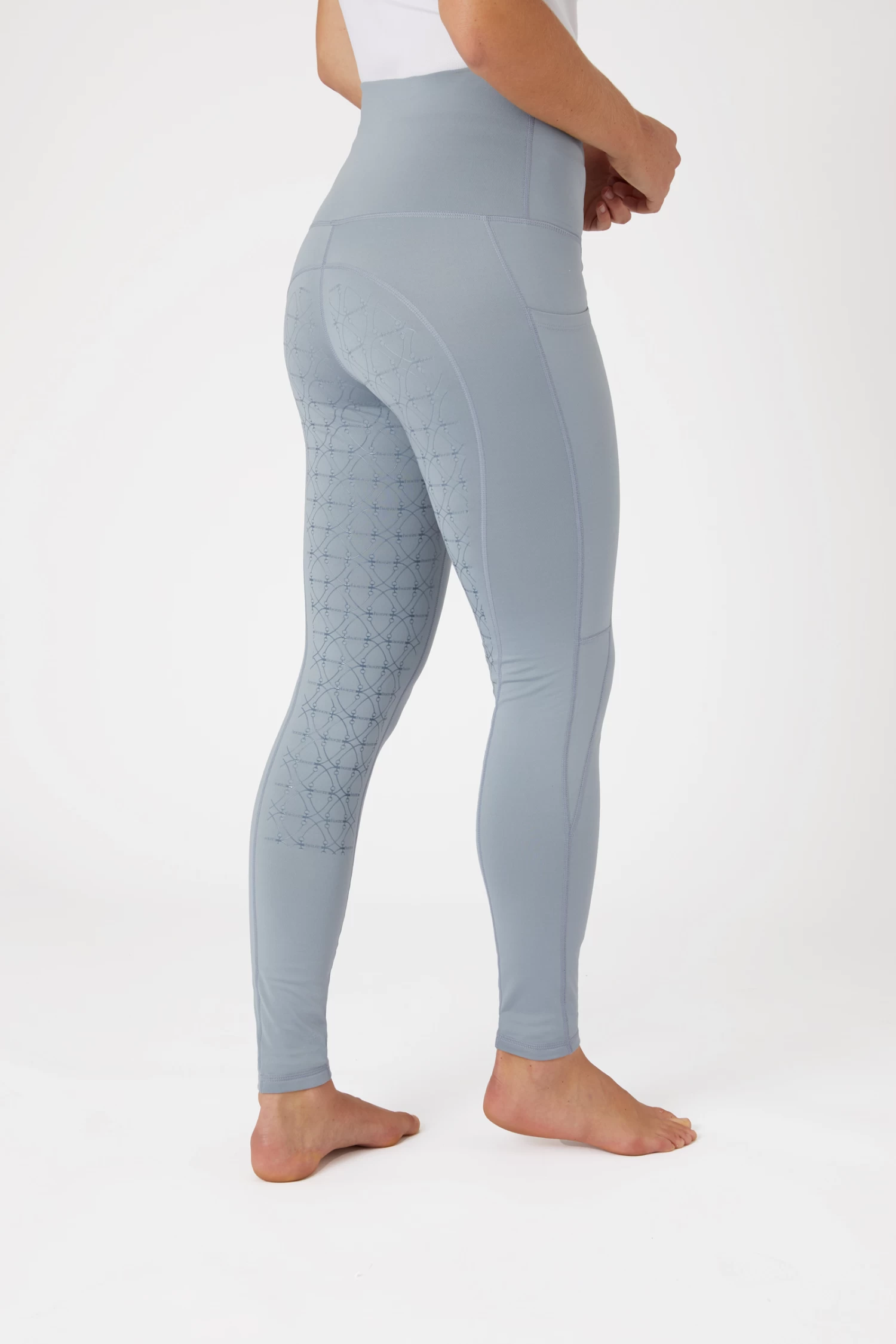 Horze Mette Women's Full Seat Mid Season Riding Tights with High Waist