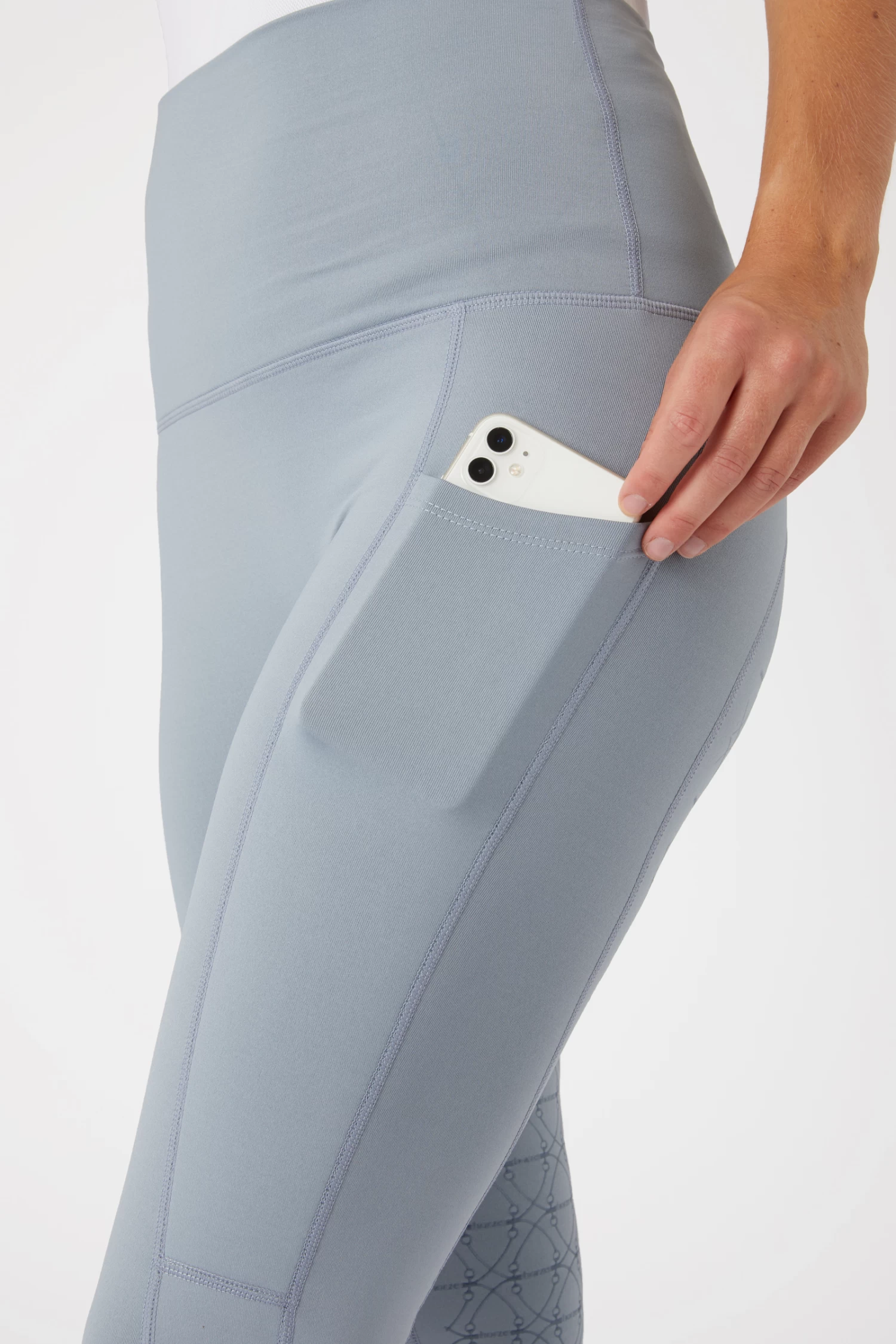 Horze Mette Women's Full Seat Mid Season Riding Tights with High Waist