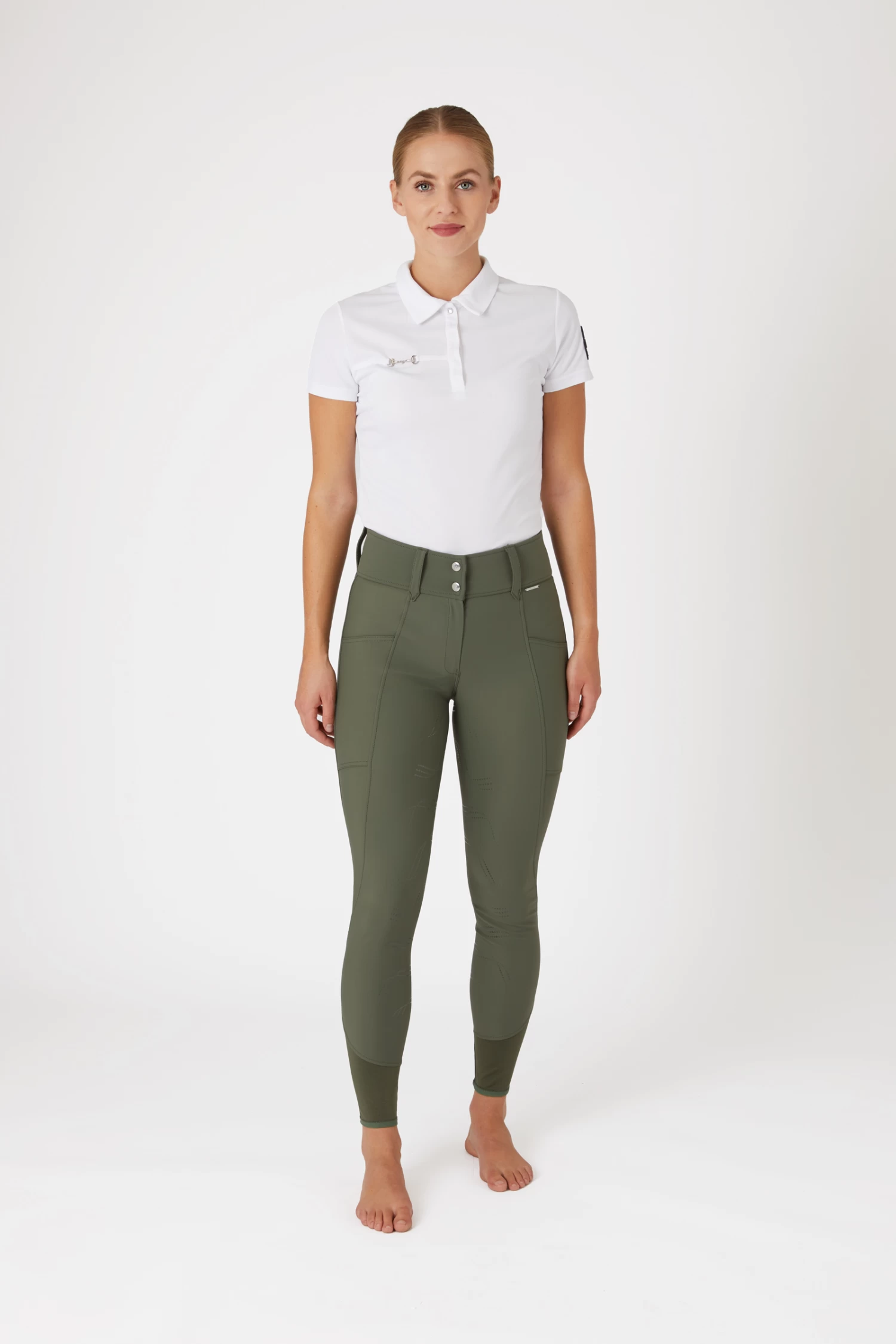 Horze Indira Women's Full Seat Breeches with High Waist