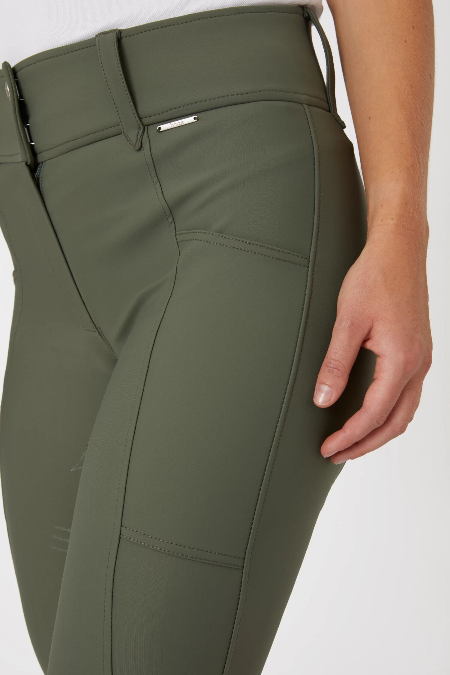 Horze Indira Women's Full Seat Breeches with High Waist