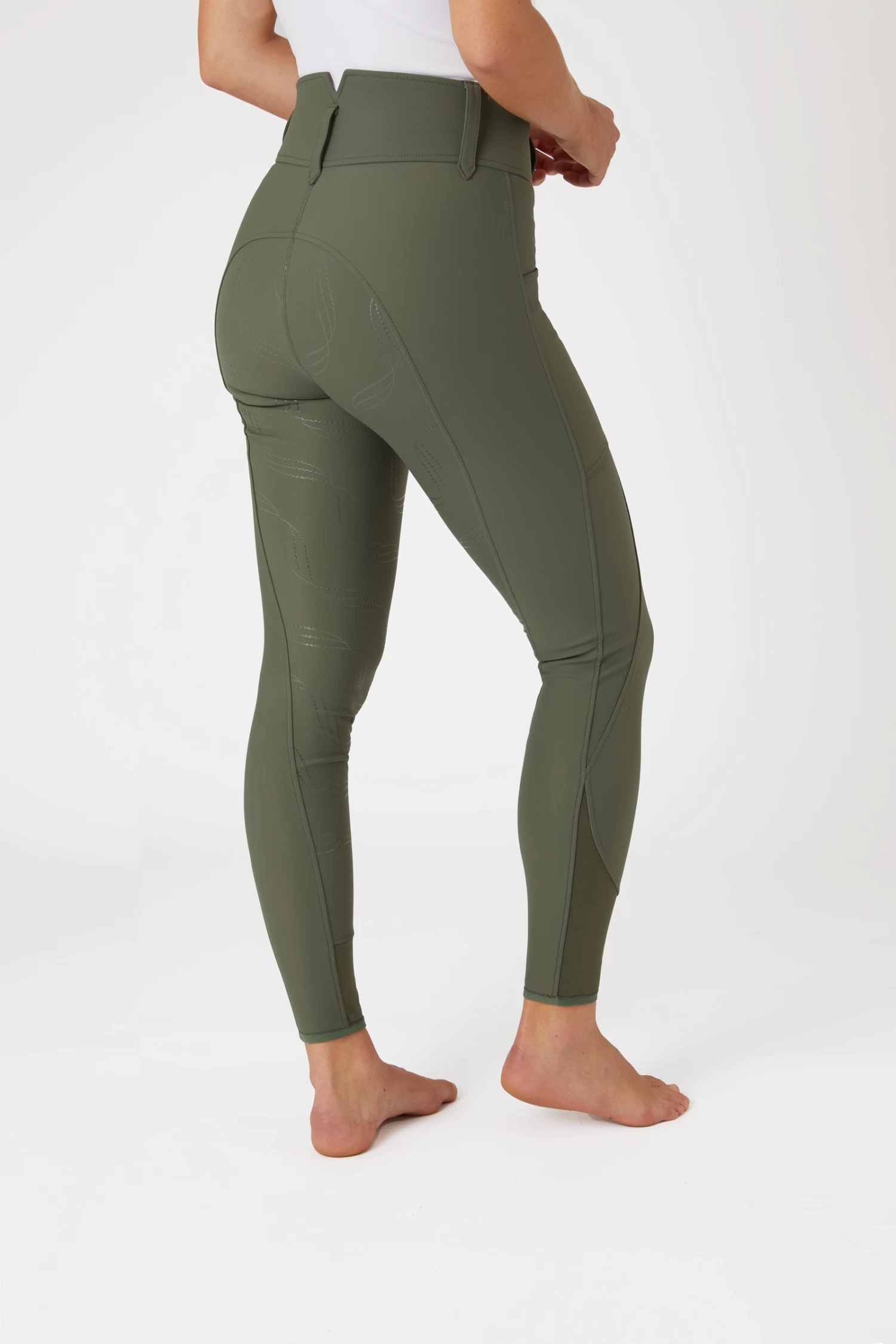 Horze Indira Women's Full Seat Breeches with High Waist