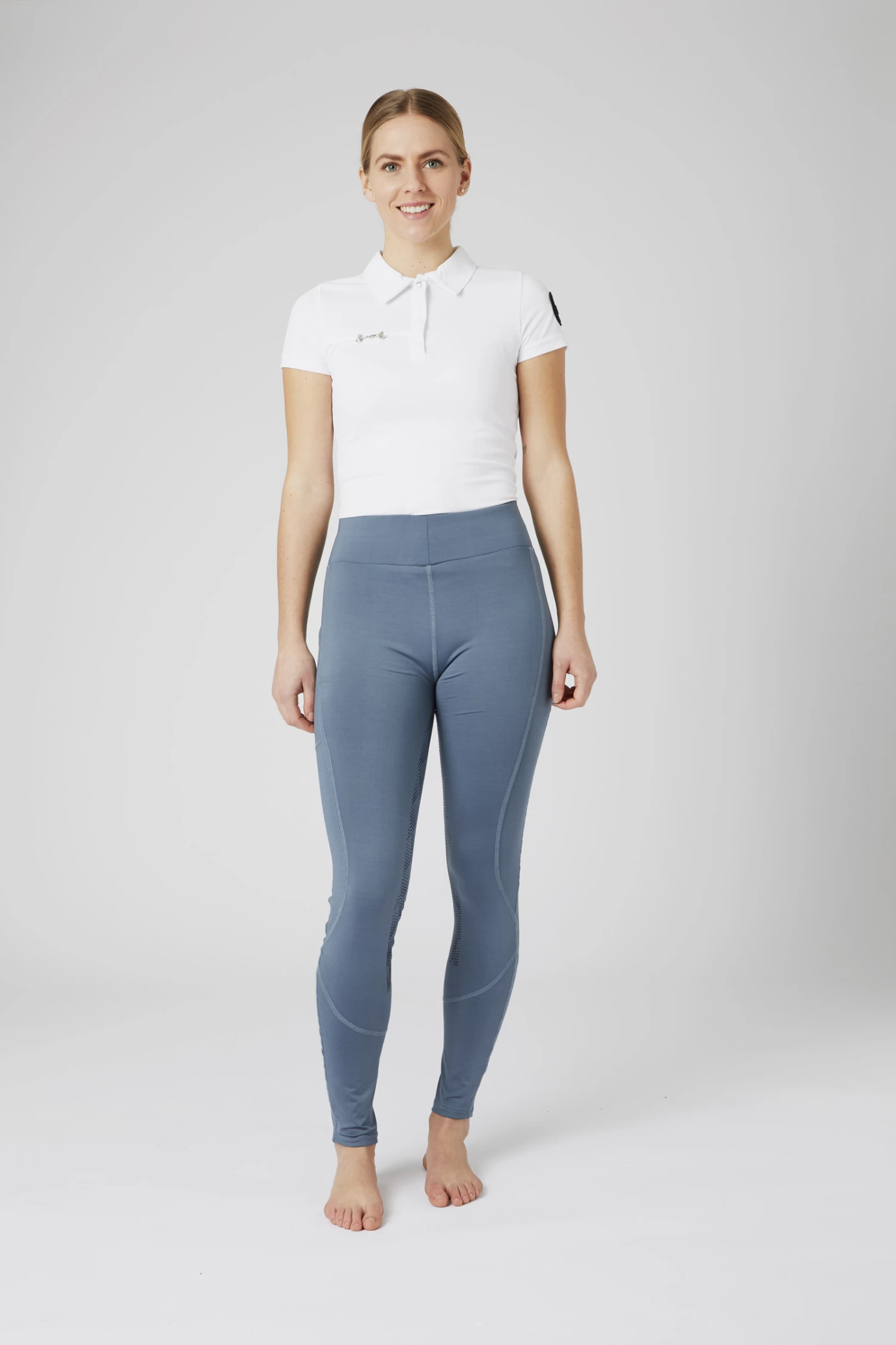 Horze Women's High Waist Silicone Full Seat Riding Tights