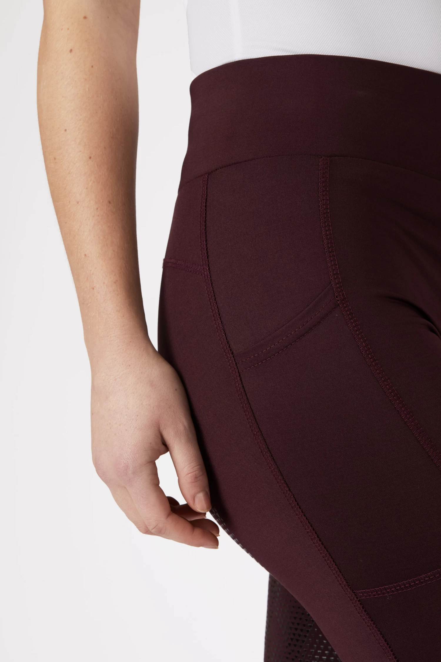 Horze Women's High Waist Silicone Full Seat Riding Tights