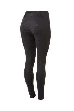 Horze Women's Full Seat Tights With Rosegold Zipper