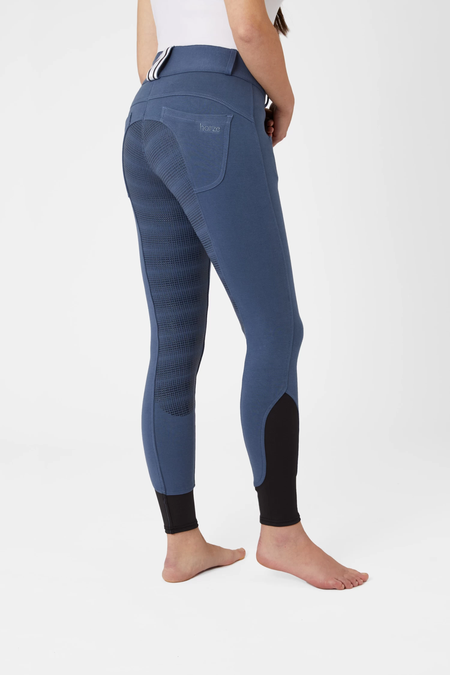 Horze Women's Full Seat Breeches with Belt Loop Detail