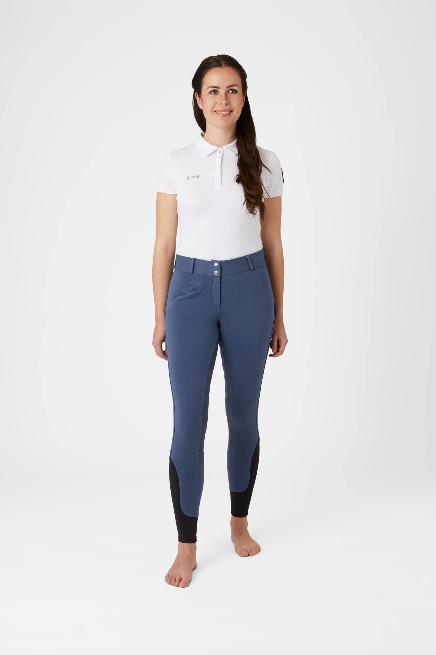 Horze Women's Full Seat Breeches with Belt Loop Detail