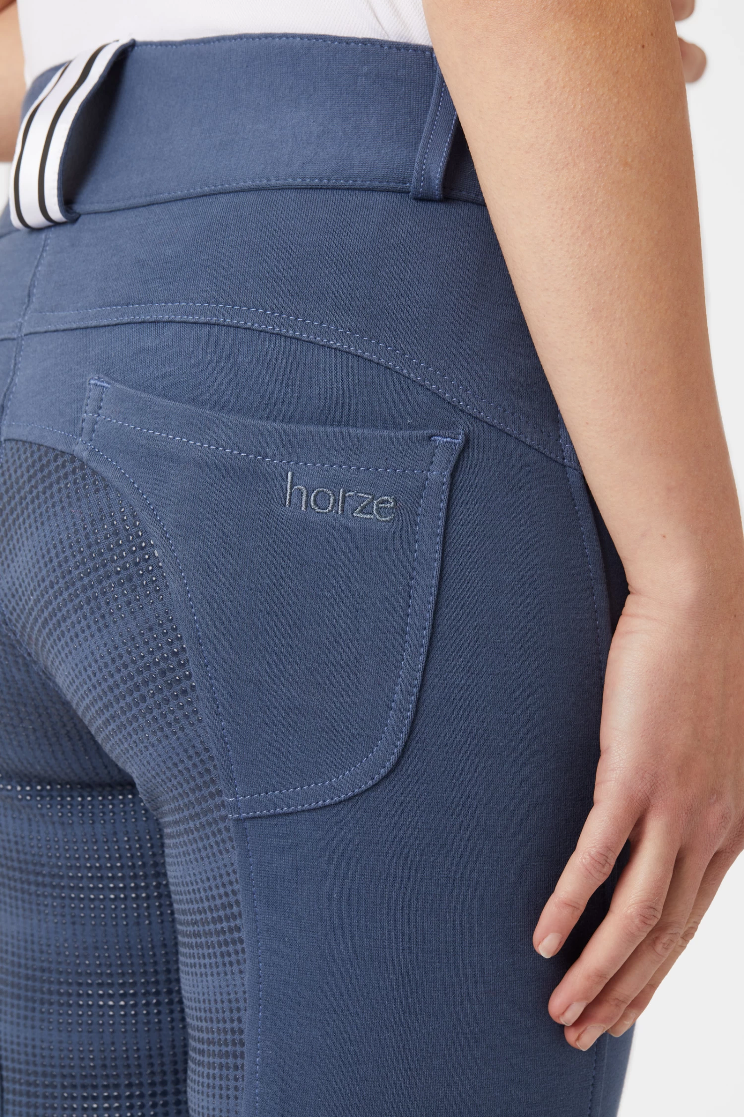 Horze Women's Full Seat Breeches with Belt Loop Detail