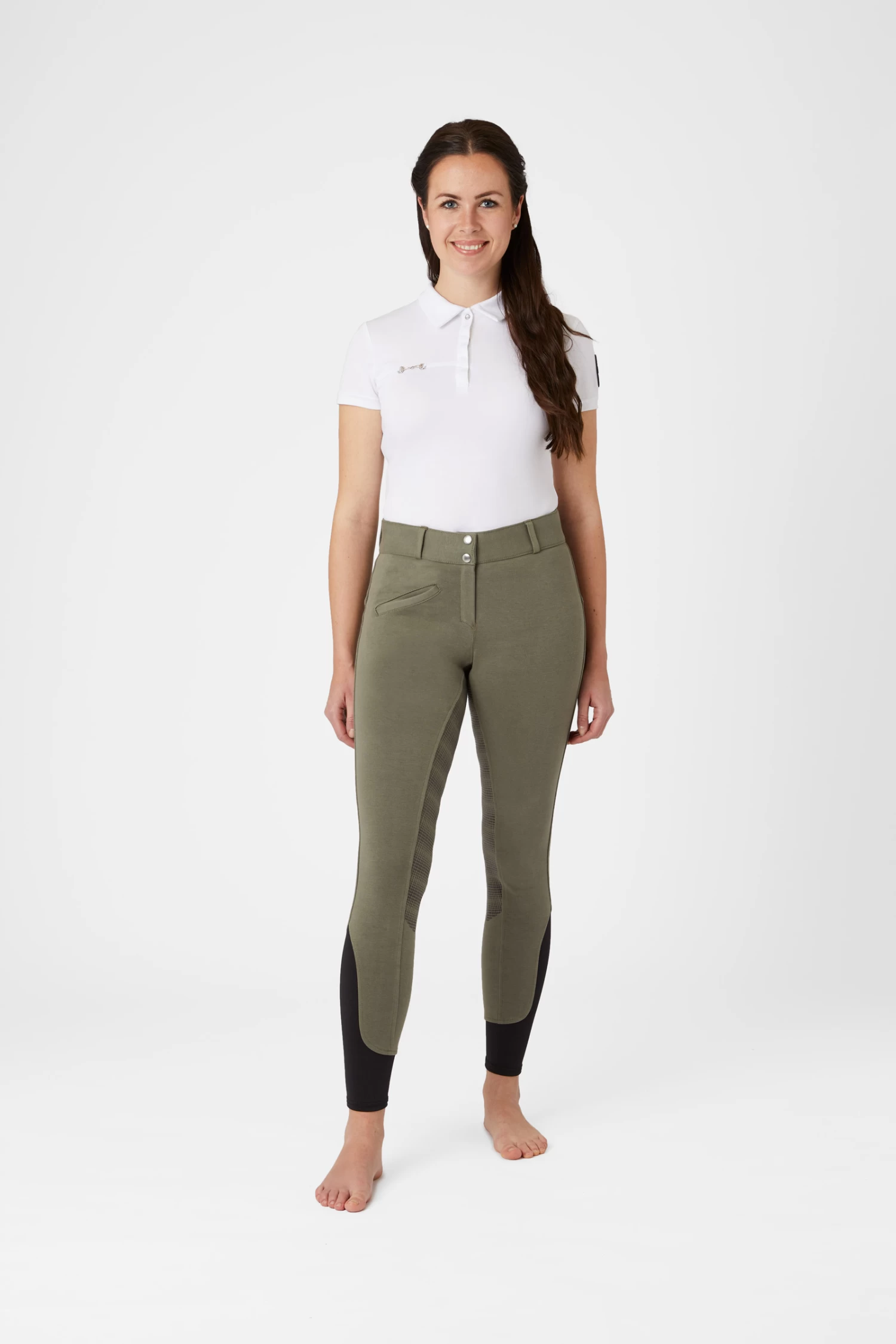 Horze Women's Full Seat Breeches with Belt Loop Detail