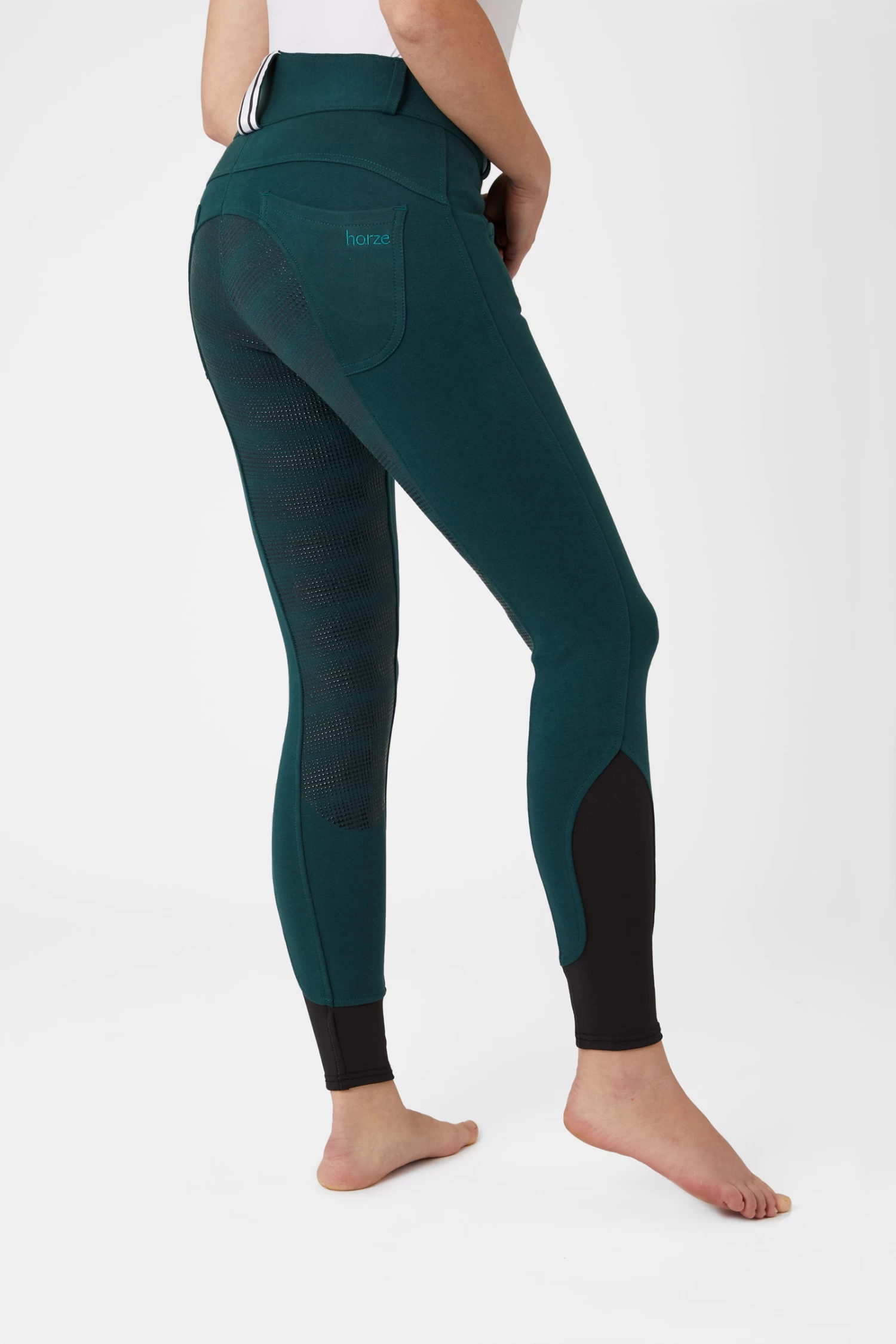 Horze Women's Full Seat Breeches with Belt Loop Detail