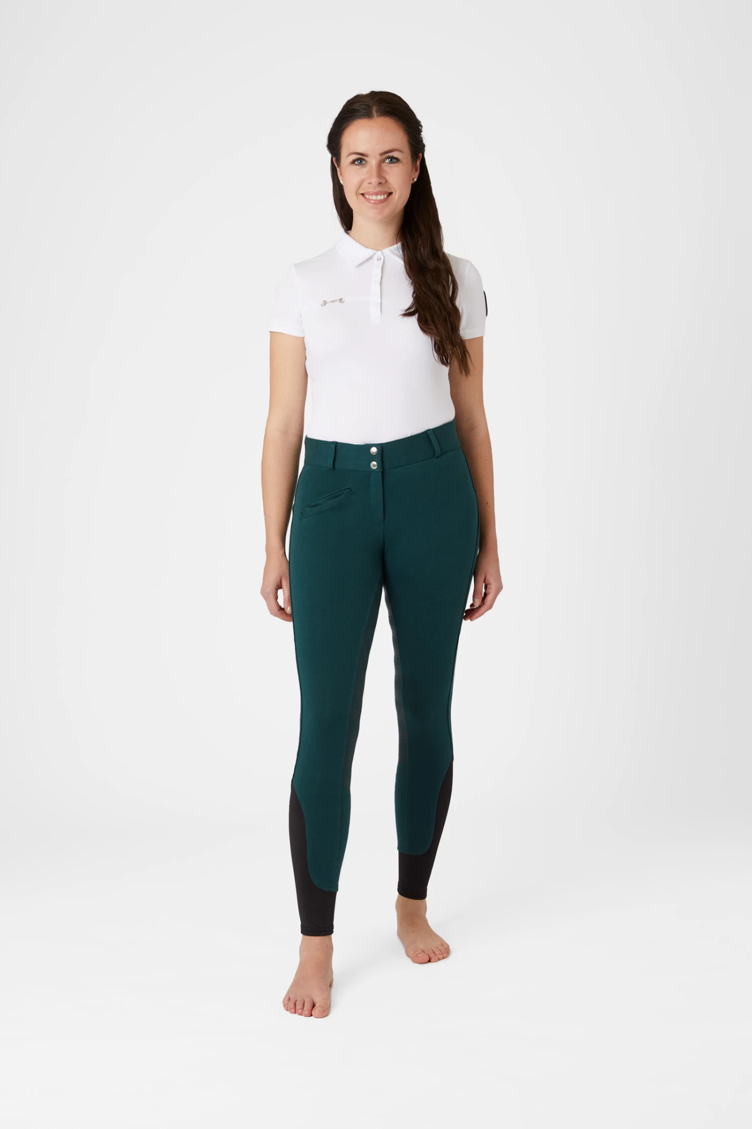 Horze Women's Full Seat Breeches with Belt Loop Detail