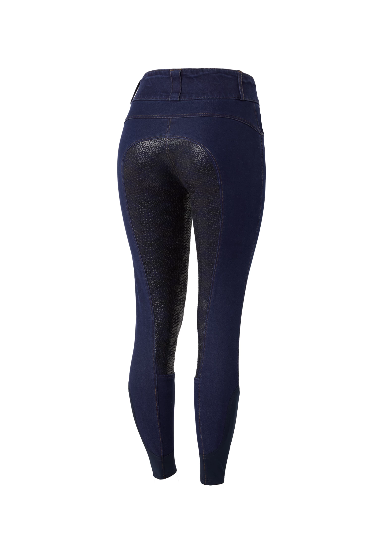 Horze Women's Leather & Silicone Full Seat Denim Breeches