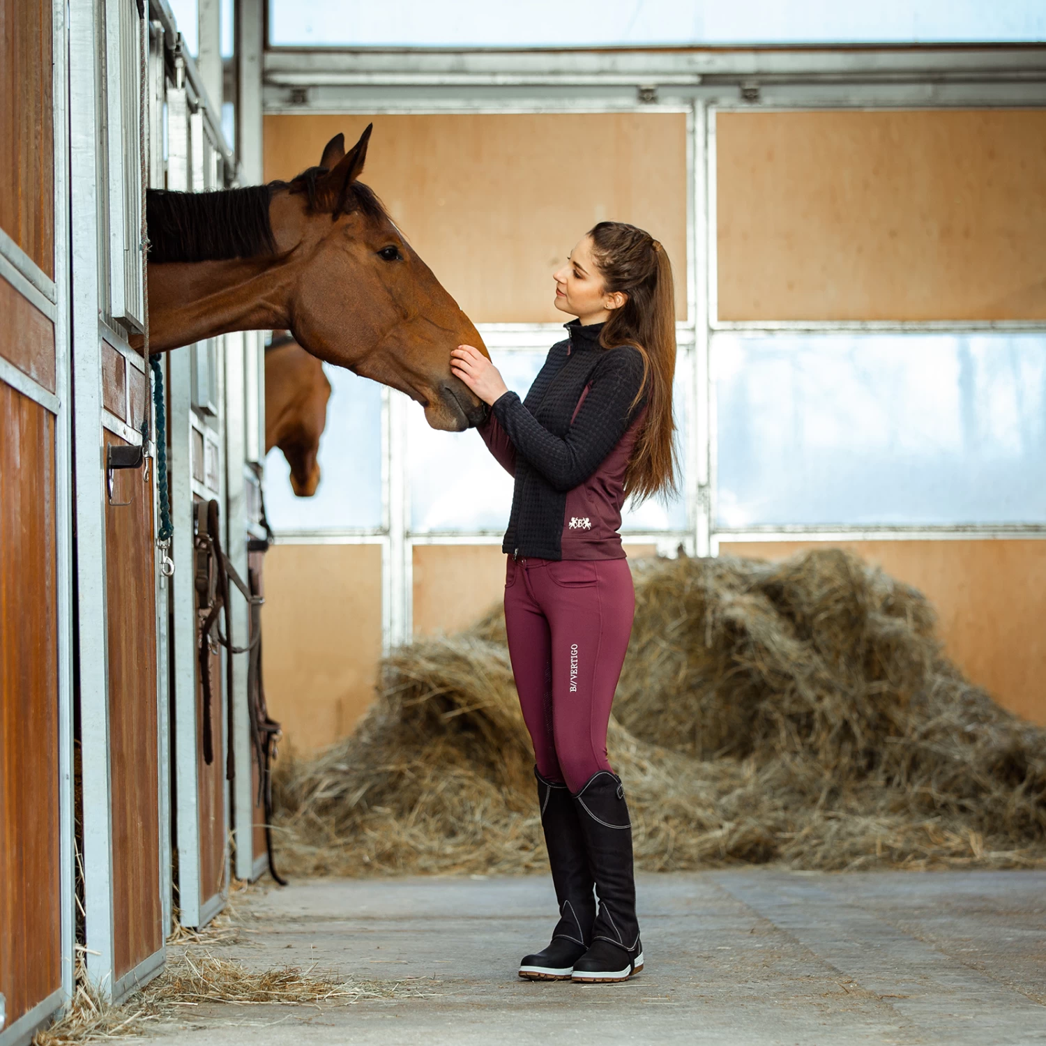B Vertigo Milan Leather Half Chaps