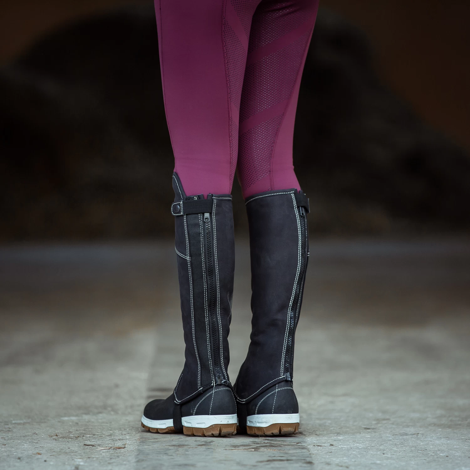 B Vertigo Milan Leather Half Chaps