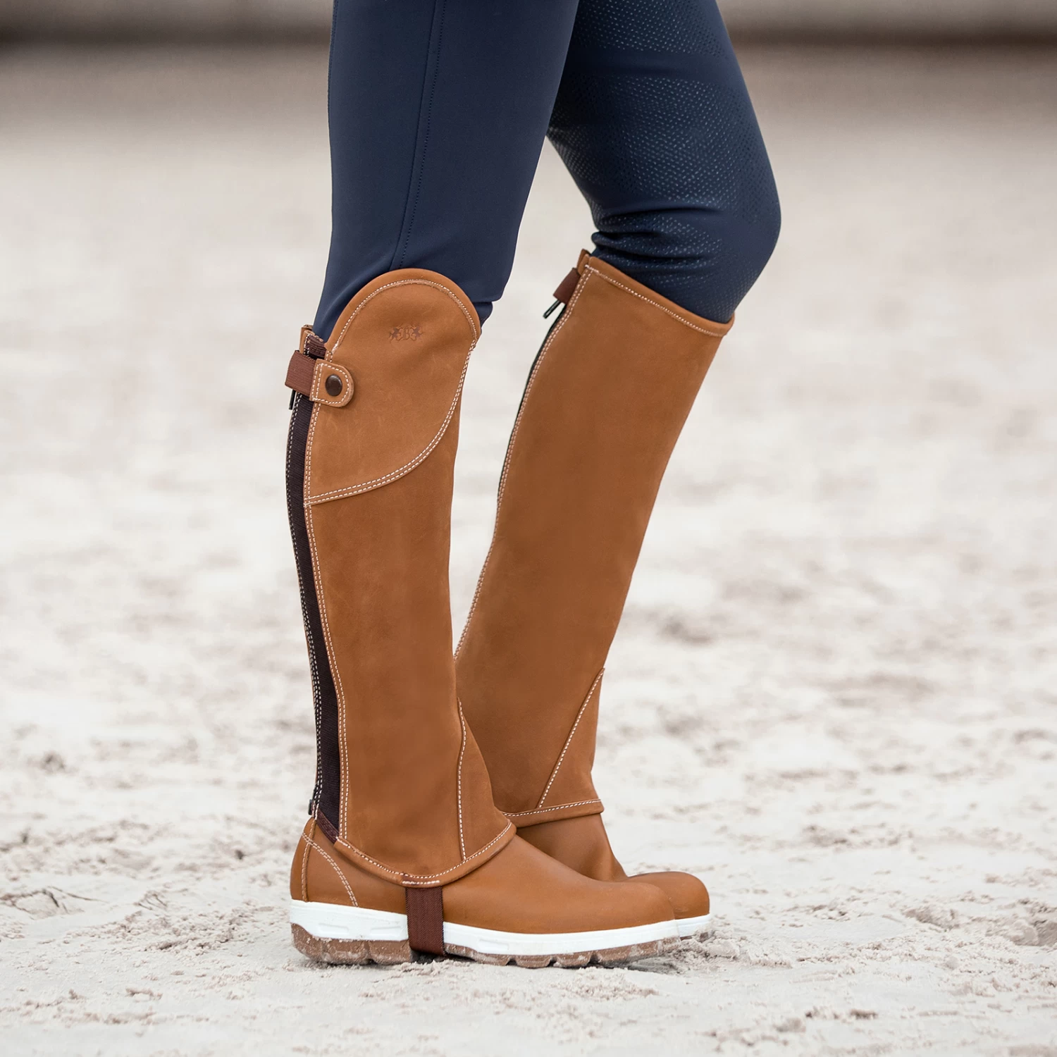 B Vertigo Milan Leather Half Chaps