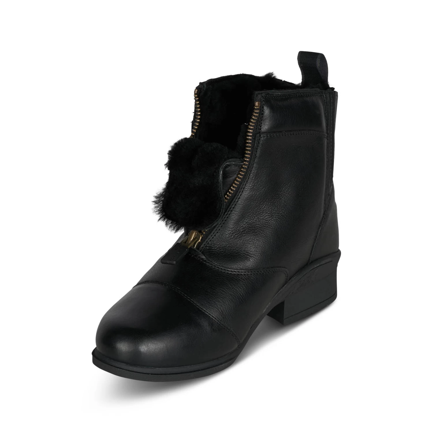 B Vertigo Mercury Women's Winter Jodhpur Boots with Lamb Fur Lining