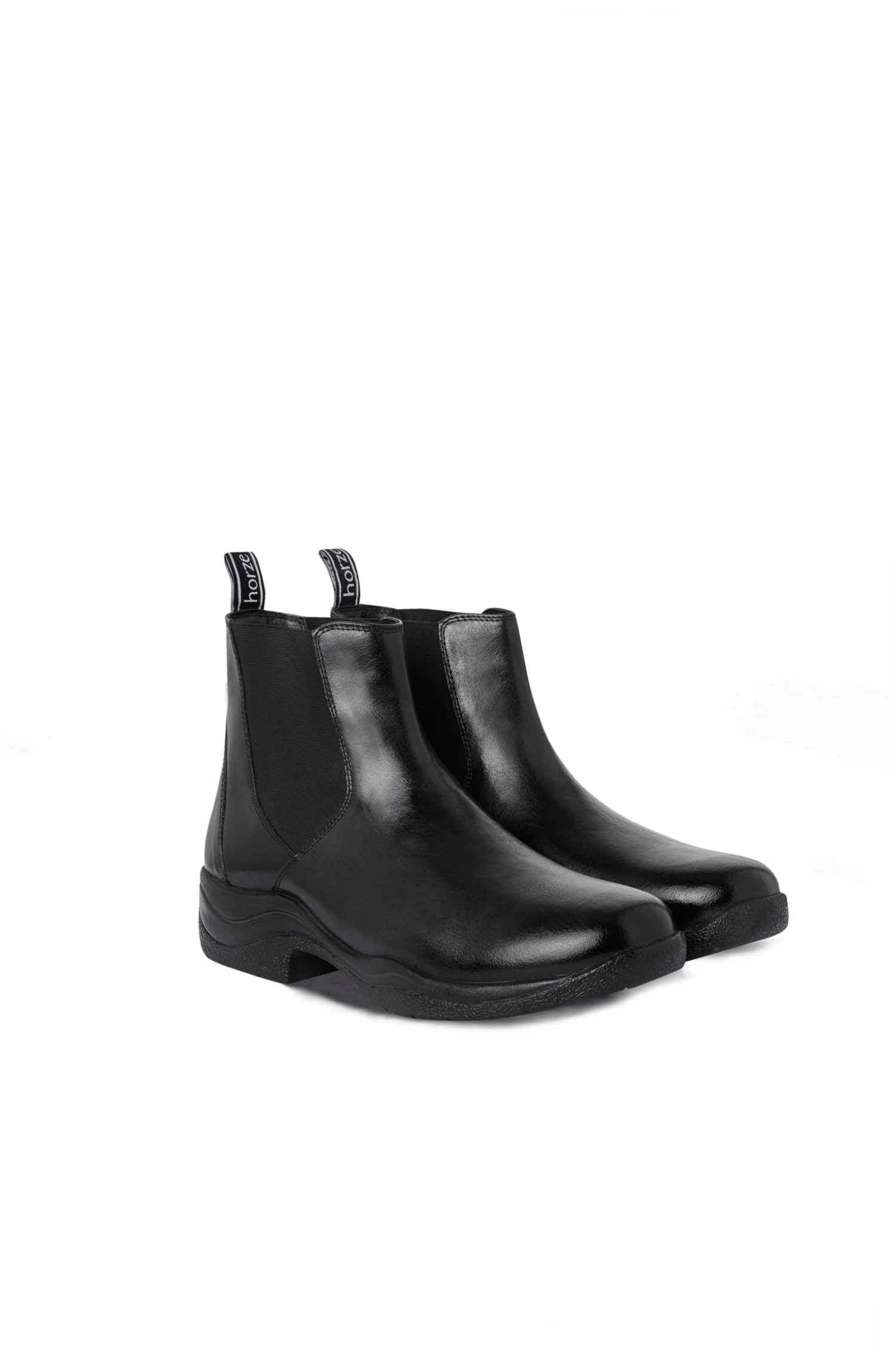 Leather Pull-On Jodhpur Boots