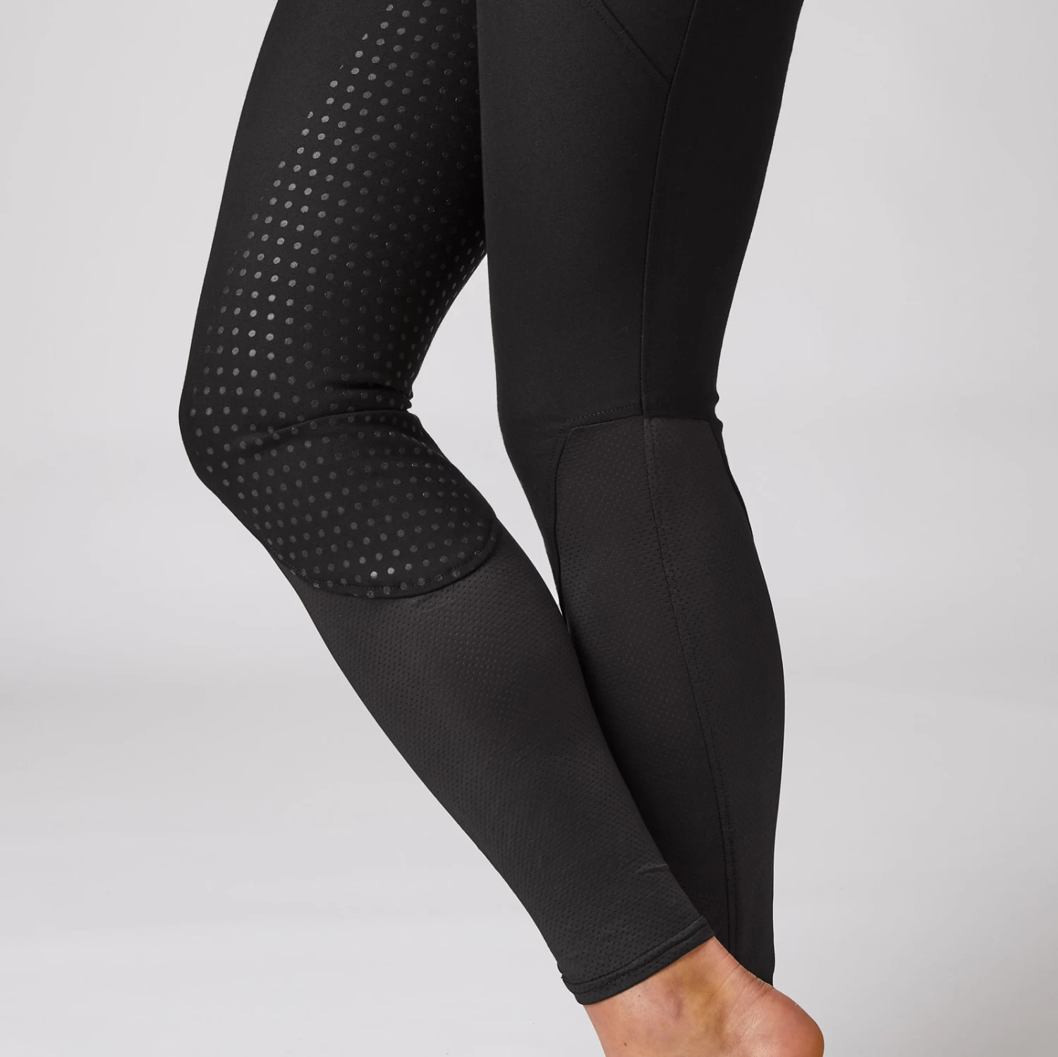 Women's High Waist Full Seat Breeches with Mesh