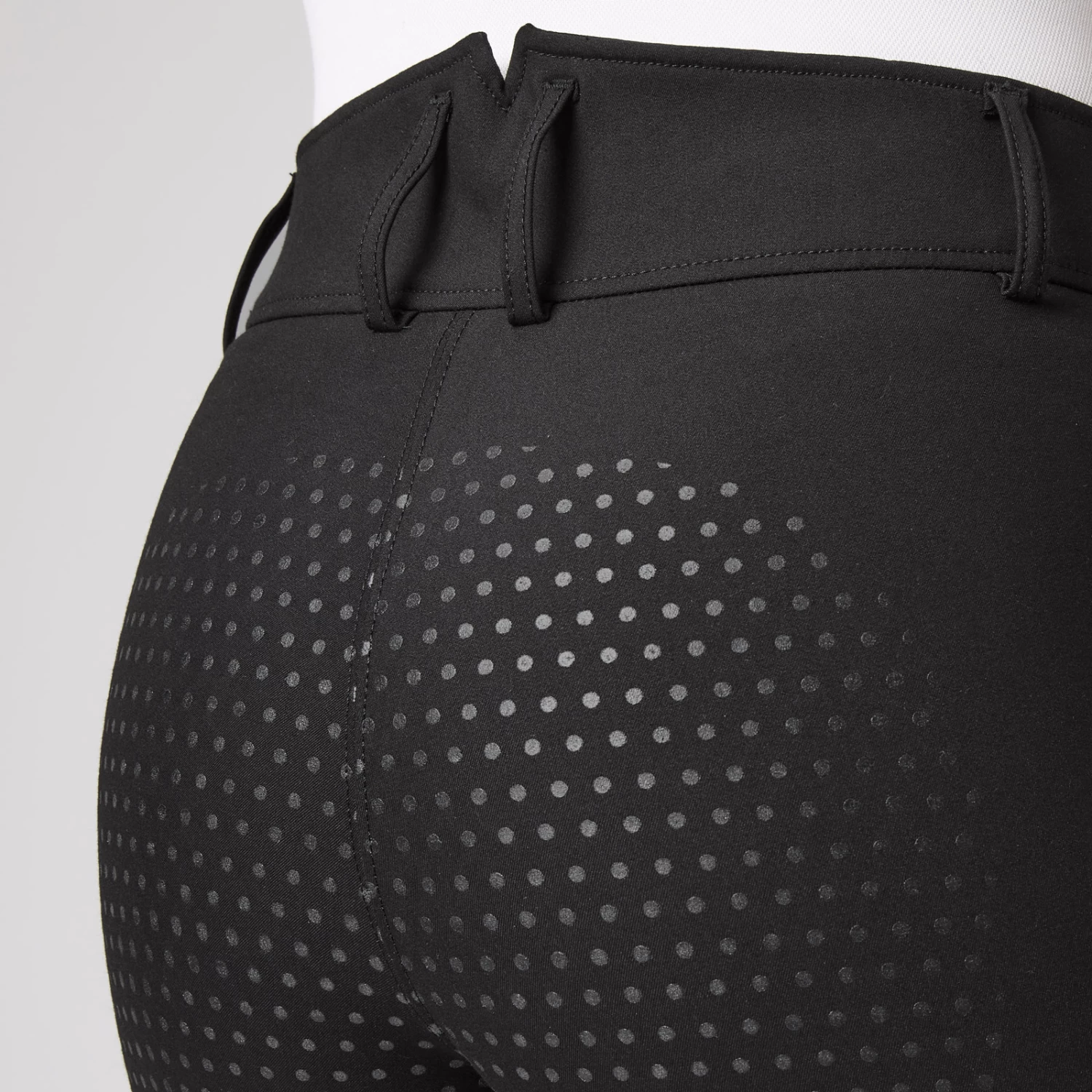 Women's High Waist Full Seat Breeches with Mesh