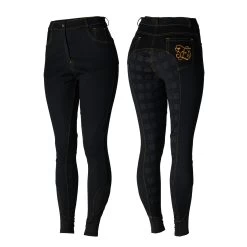 Women's Denim High Waist Full Seat Breeches