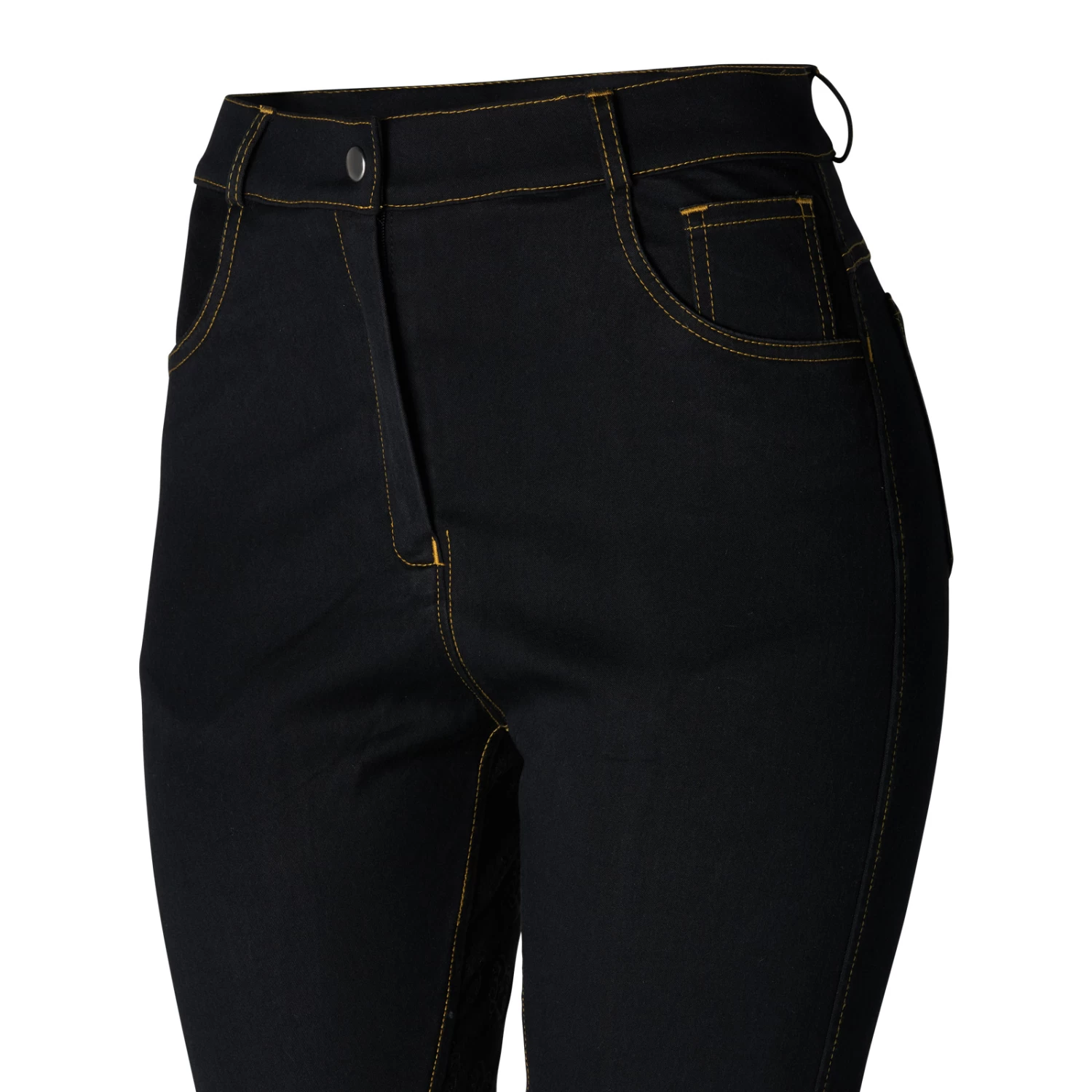 Women's Denim High Waist Full Seat Breeches