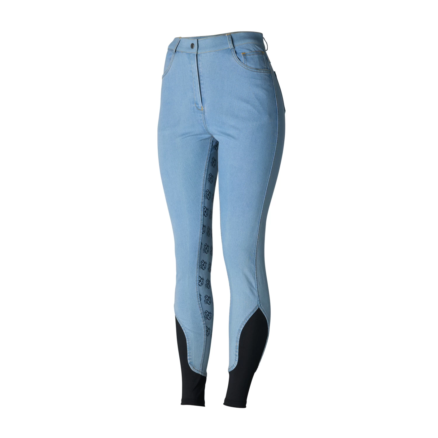 Women's Denim High Waist Full Seat Breeches