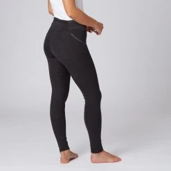 Women's Full Seat Riding Tights With Glitter Waist