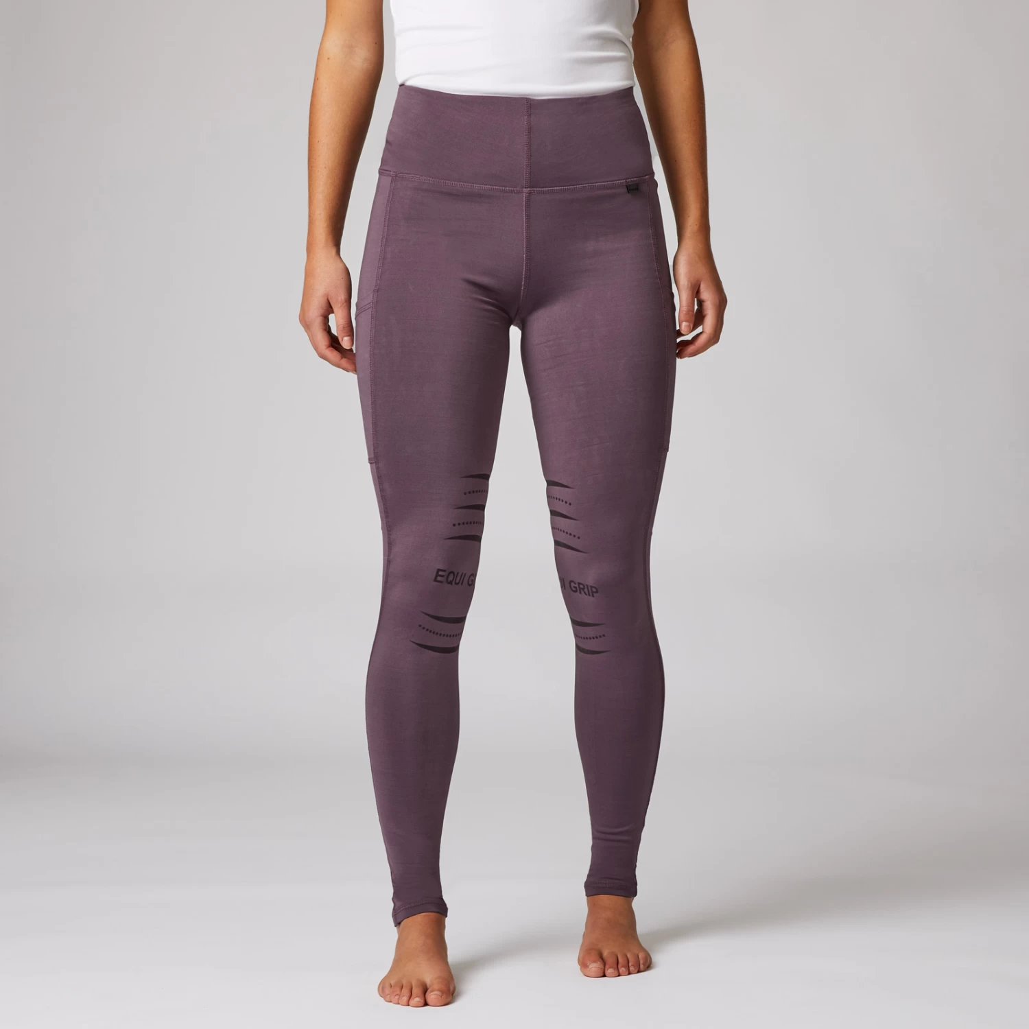 Women's Silicone Full Seat Riding Tights with Phone Pockets