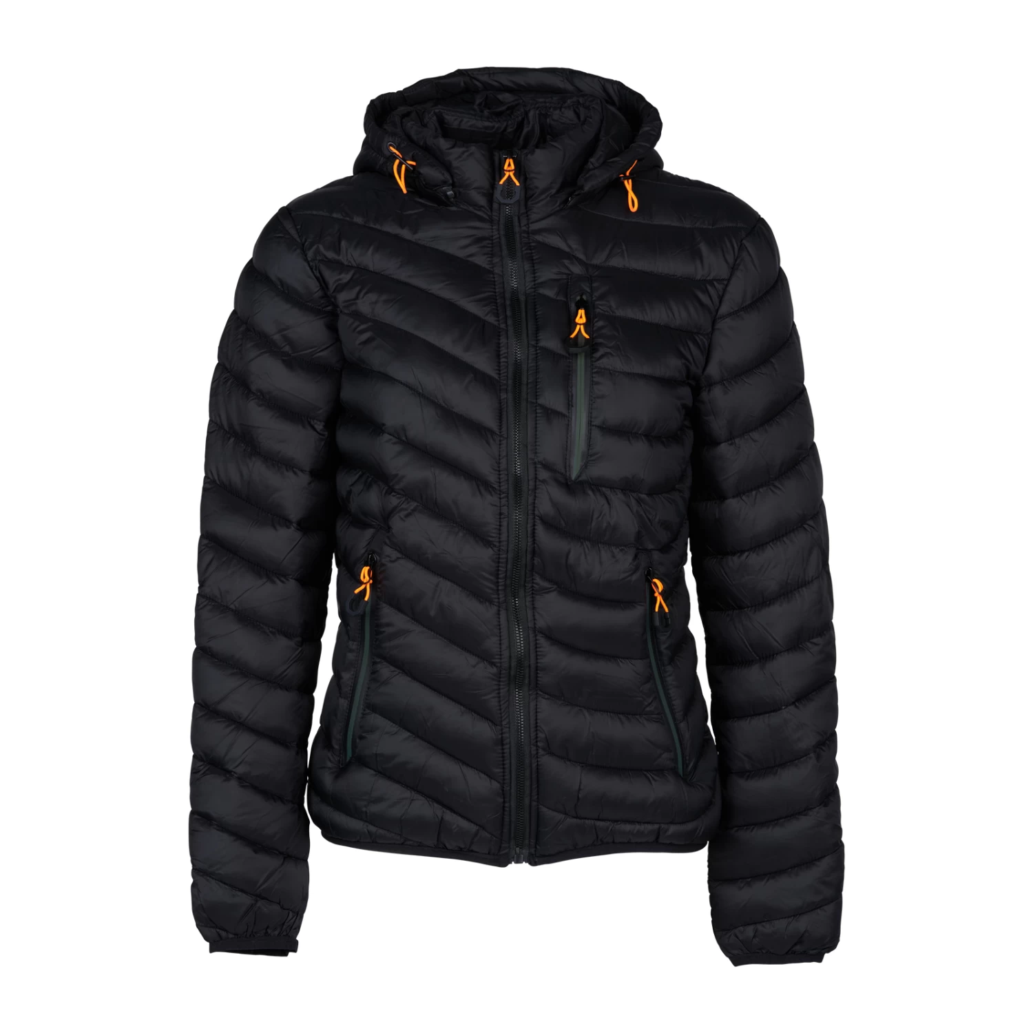 Women's Puffer Riding Jacket with Hood
